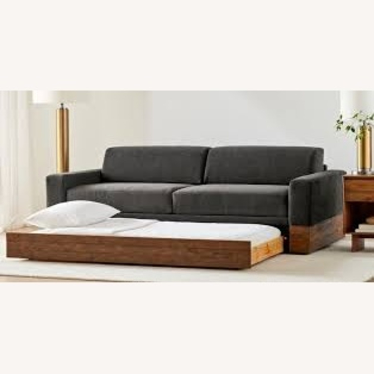 West Elm Springhill Suites Trundle Sofa - image-5