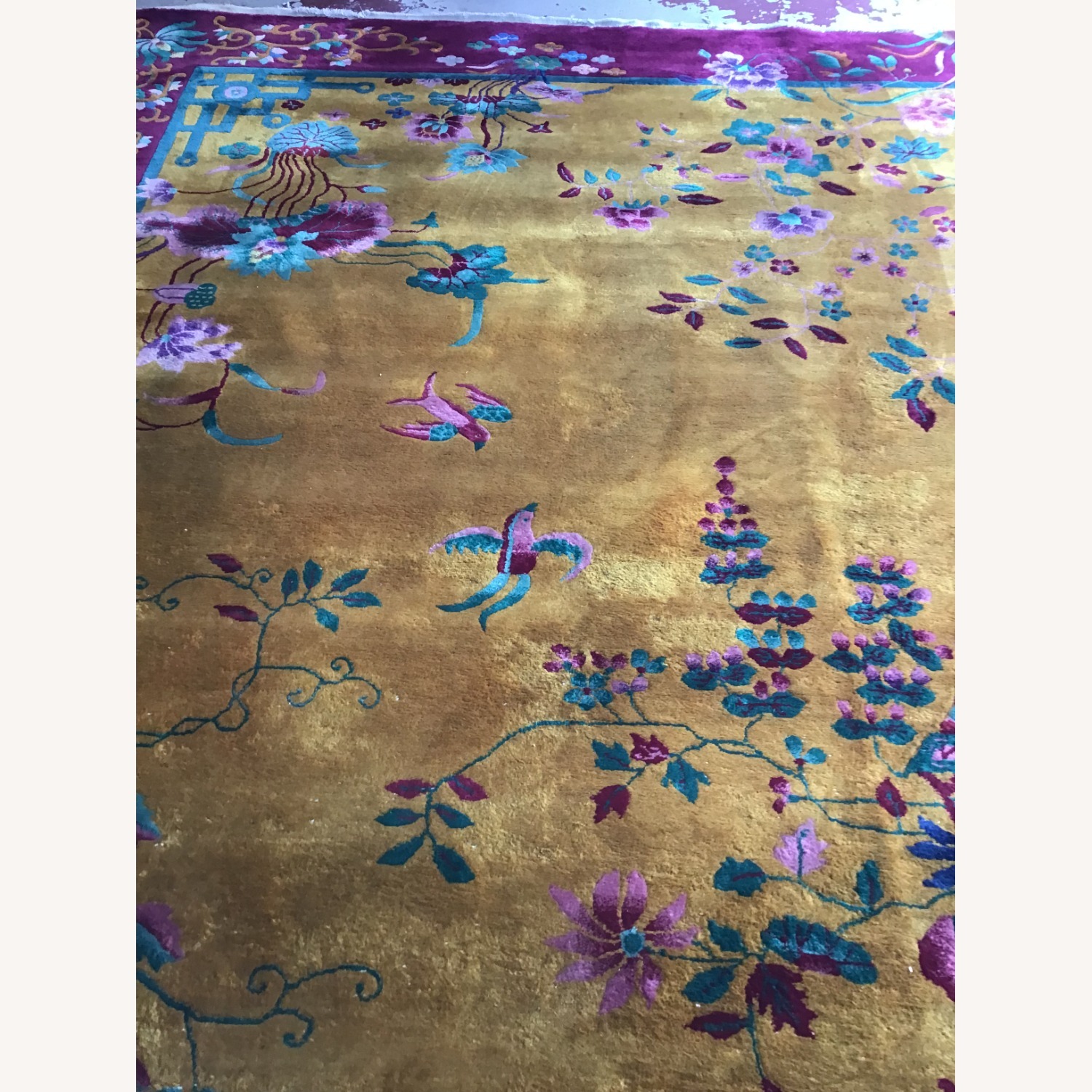 Art deco Chinese Rug 9X12 - image-1