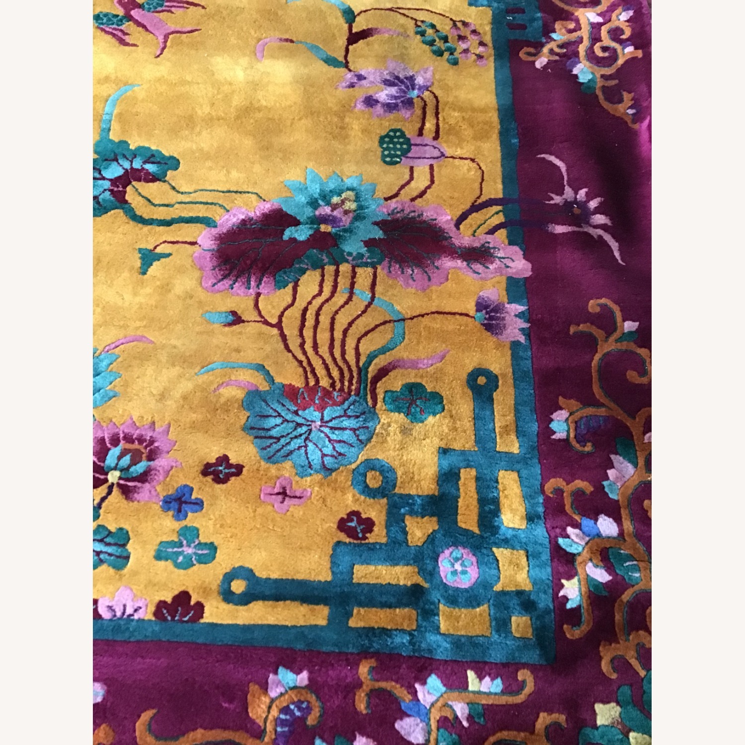 Art deco Chinese Rug 9X12 - image-3