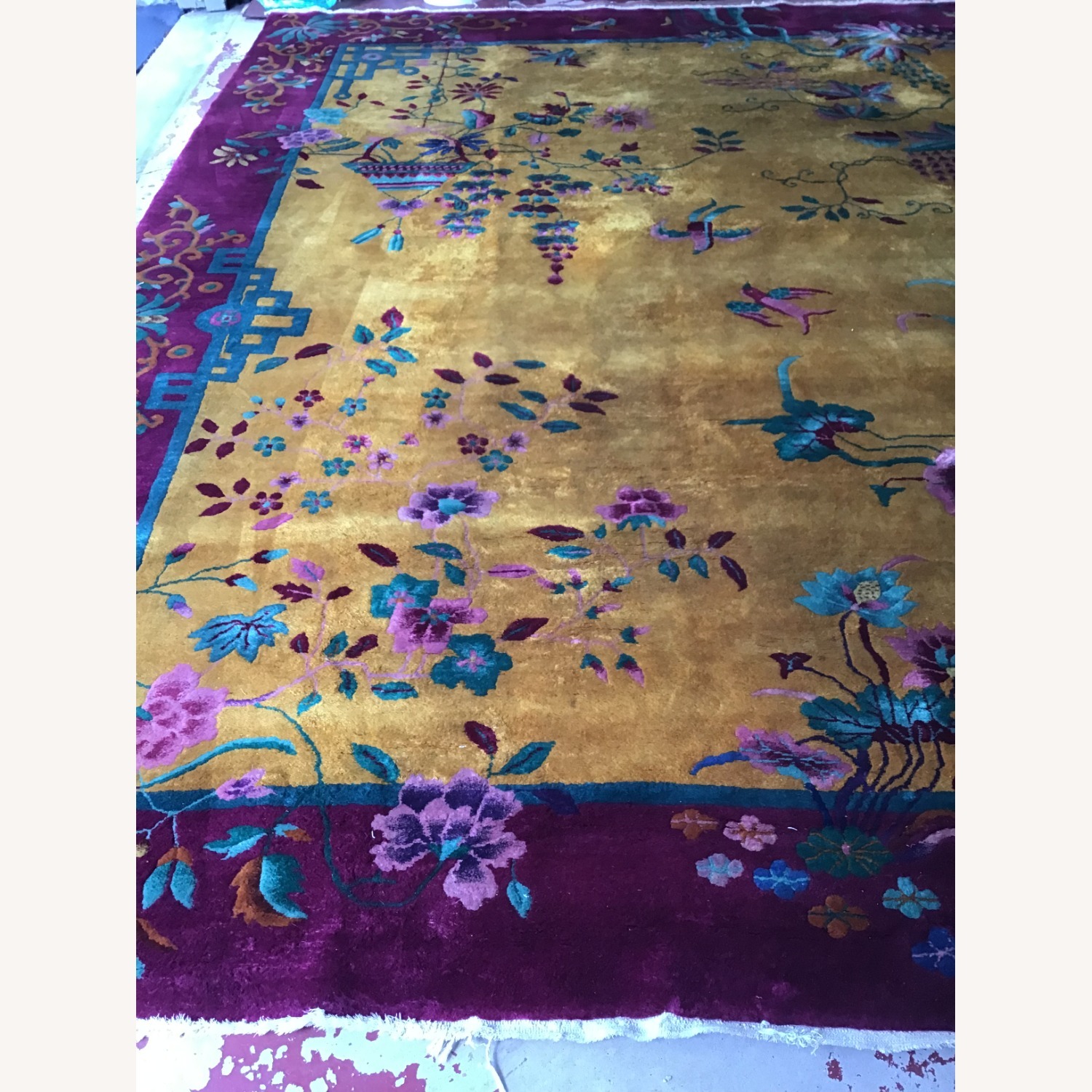 Art deco Chinese Rug 9X12 - image-6