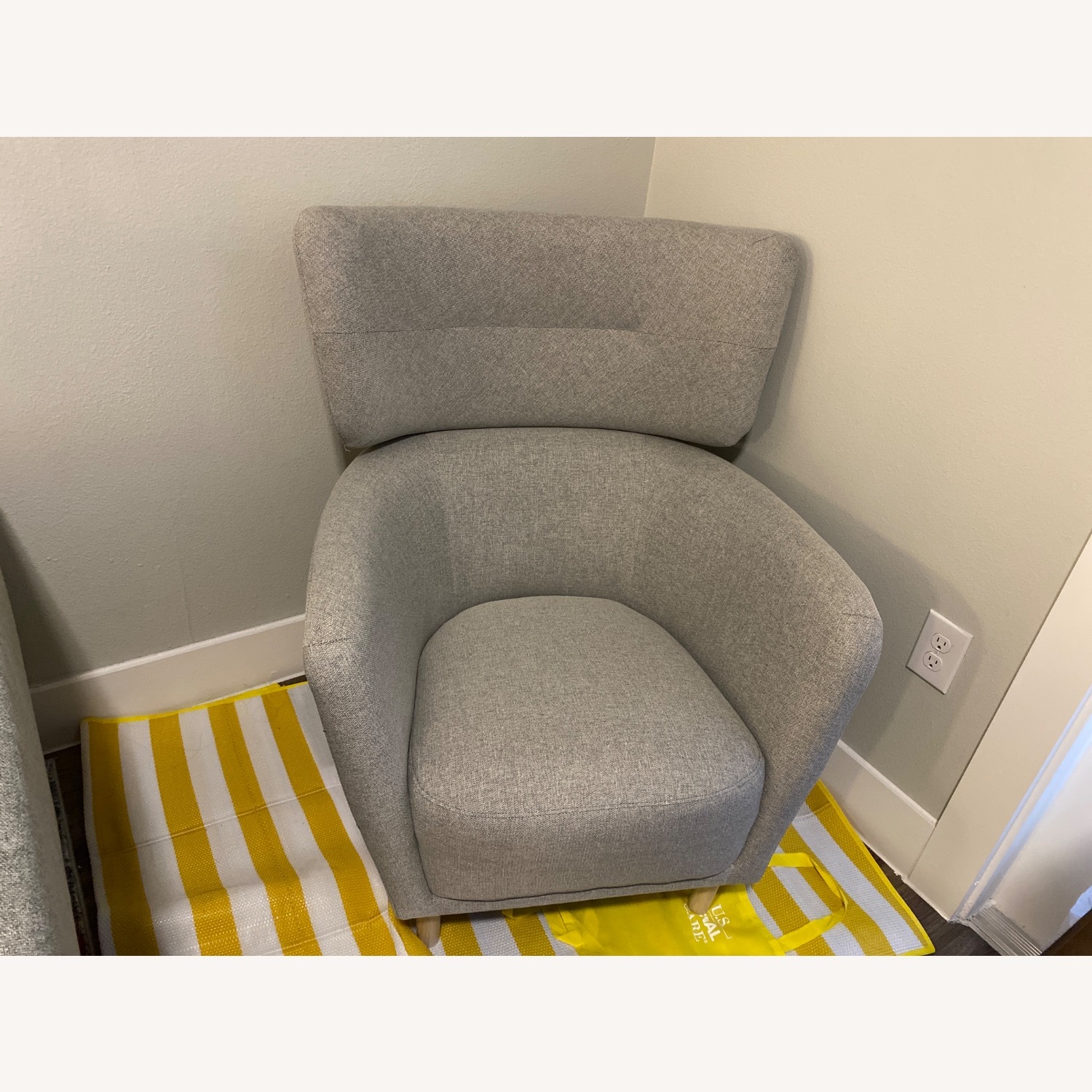 IKEA OSKARSHAMN Wing Chair, Tibbleby beige/gray - image-1