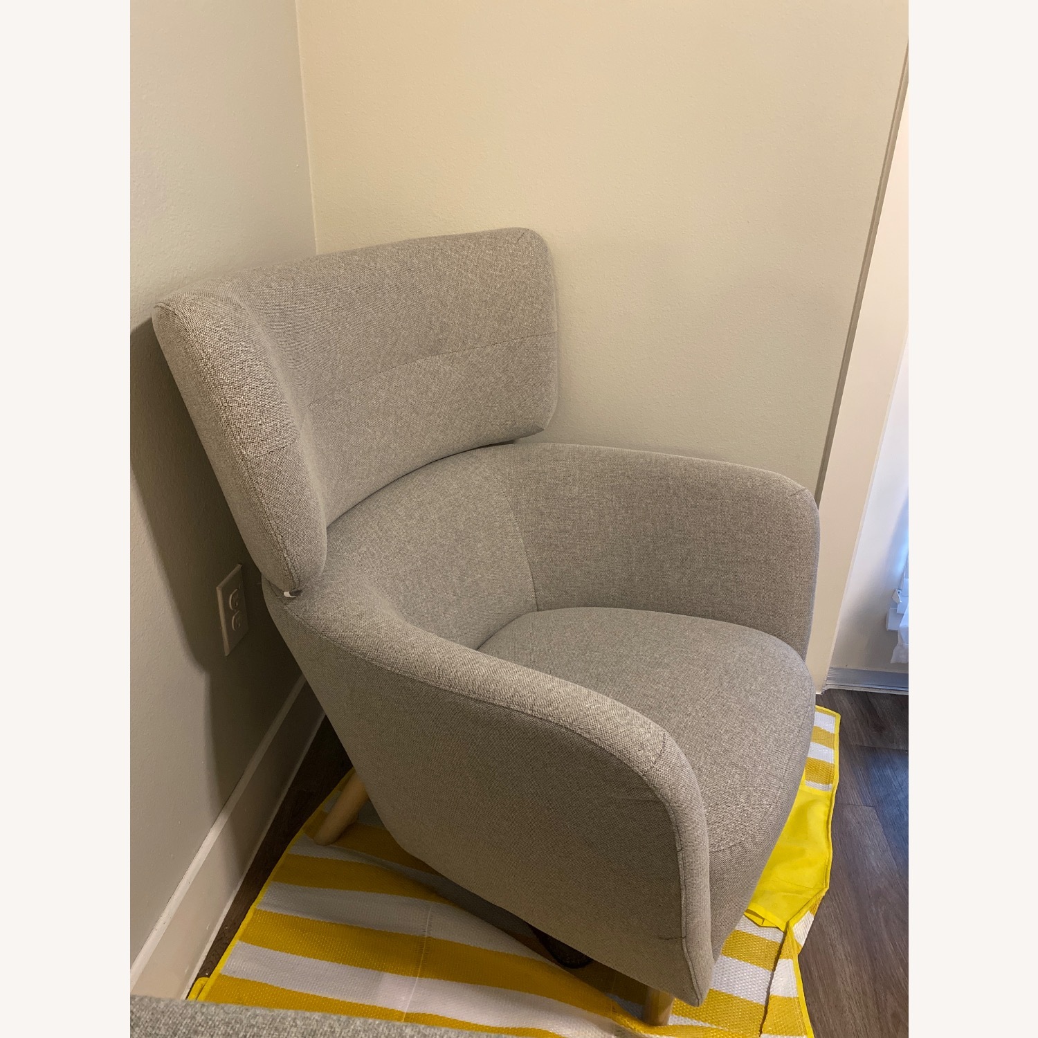 IKEA OSKARSHAMN Wing Chair, Tibbleby beige/gray - image-2