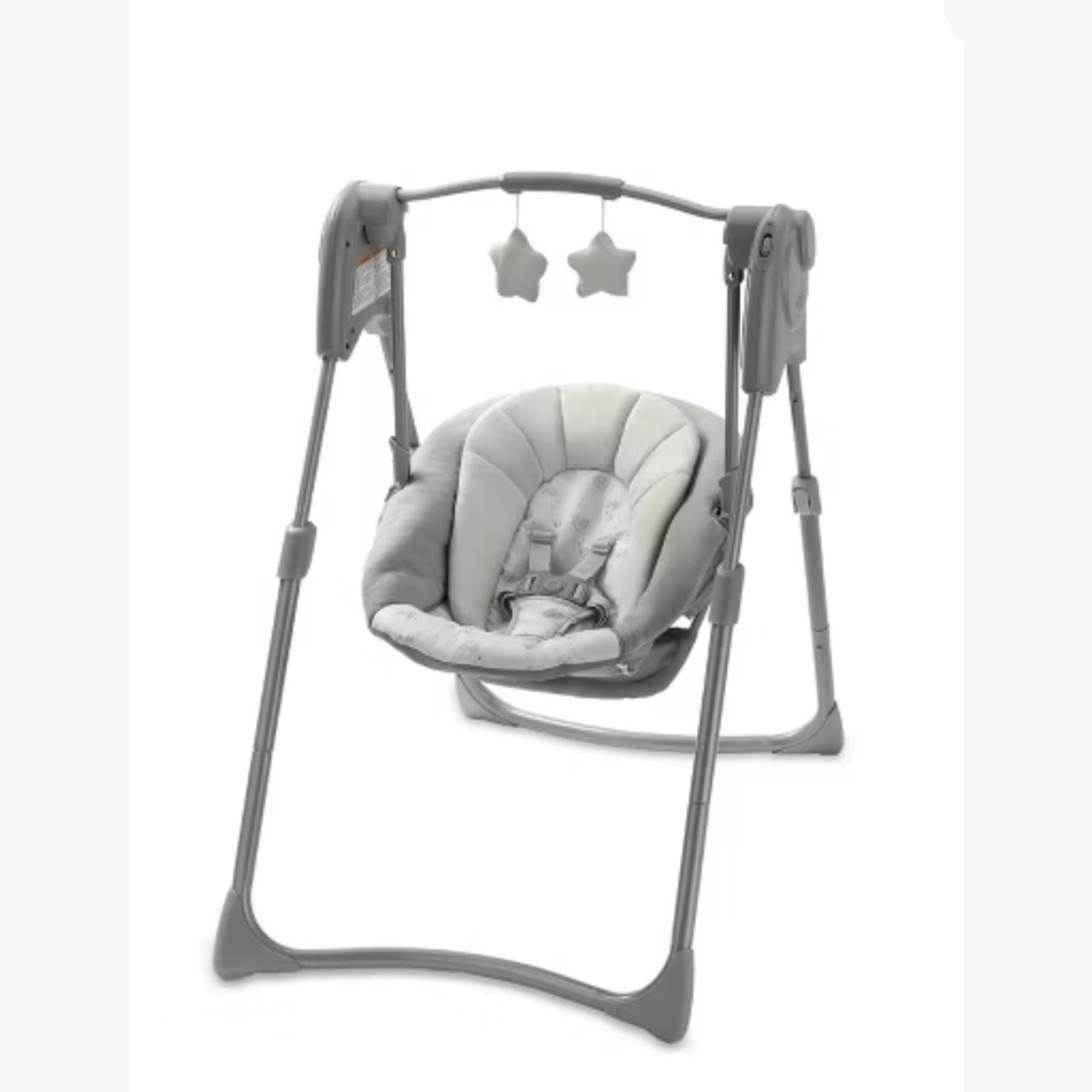 Graco Slim Spaces Compact Baby Swing, Reign - image-1