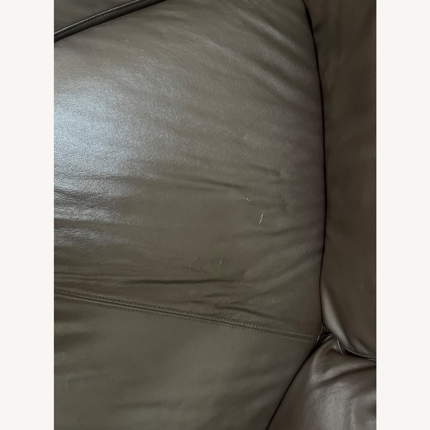 Costco Dark Brown Sofa - image-4