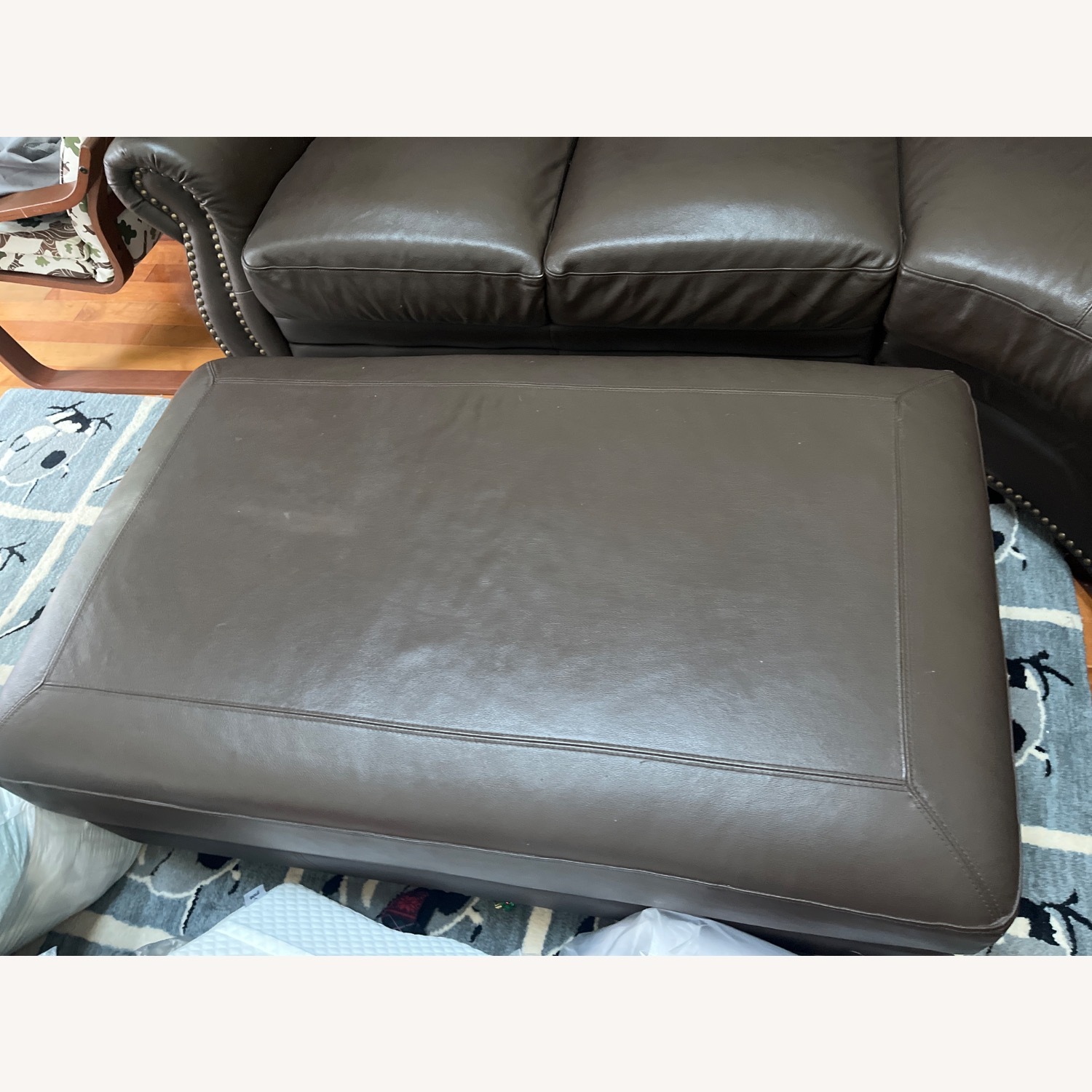 Costco Dark Brown Sofa - image-7