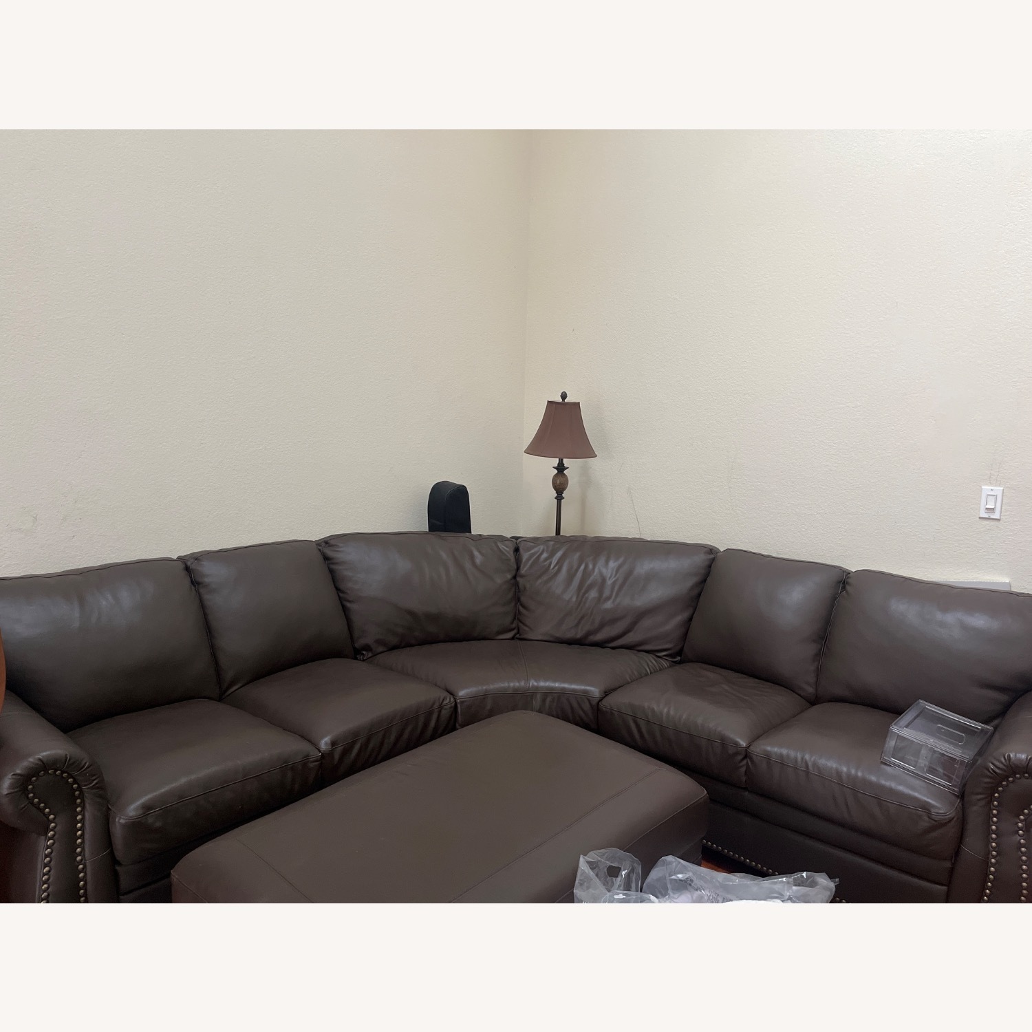 Costco Dark Brown Sofa - image-2