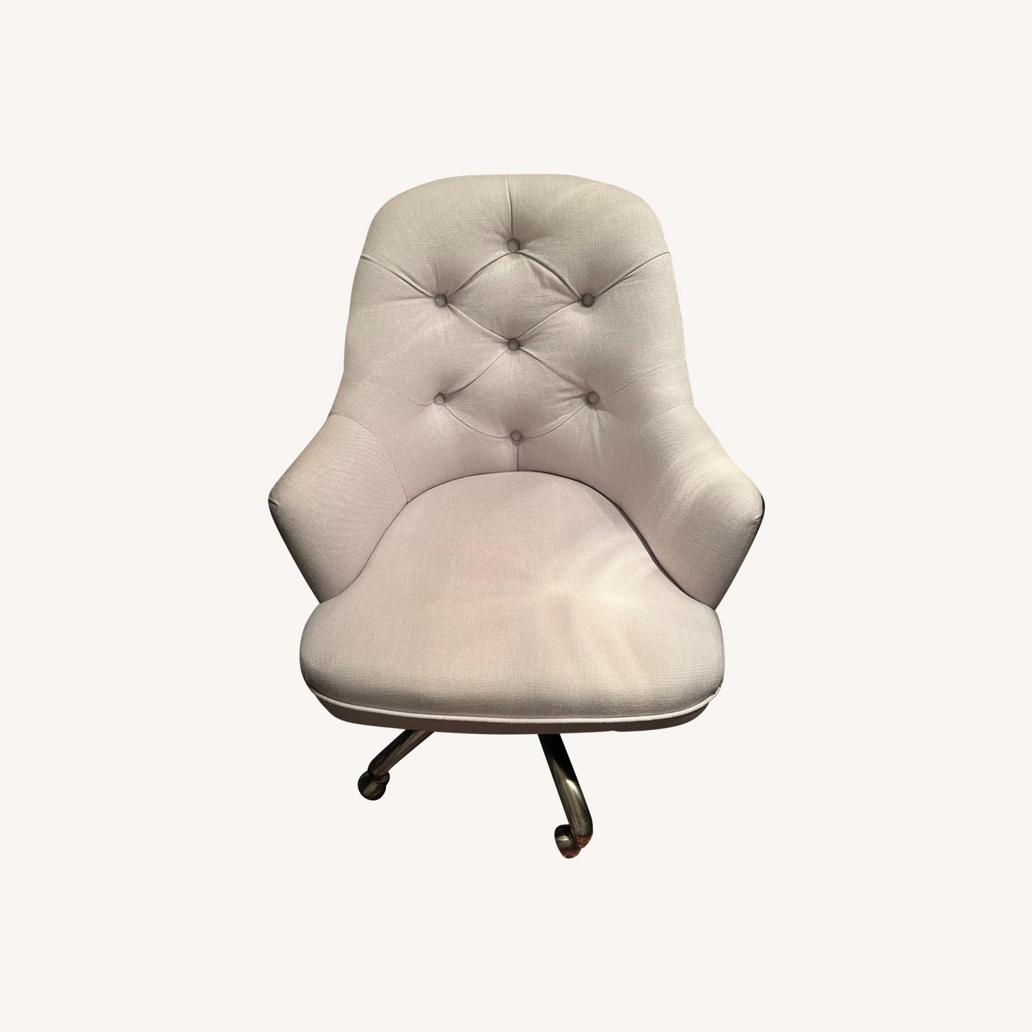 Pottery Barn Teen Tufted Swivel Desk Chair - image-0