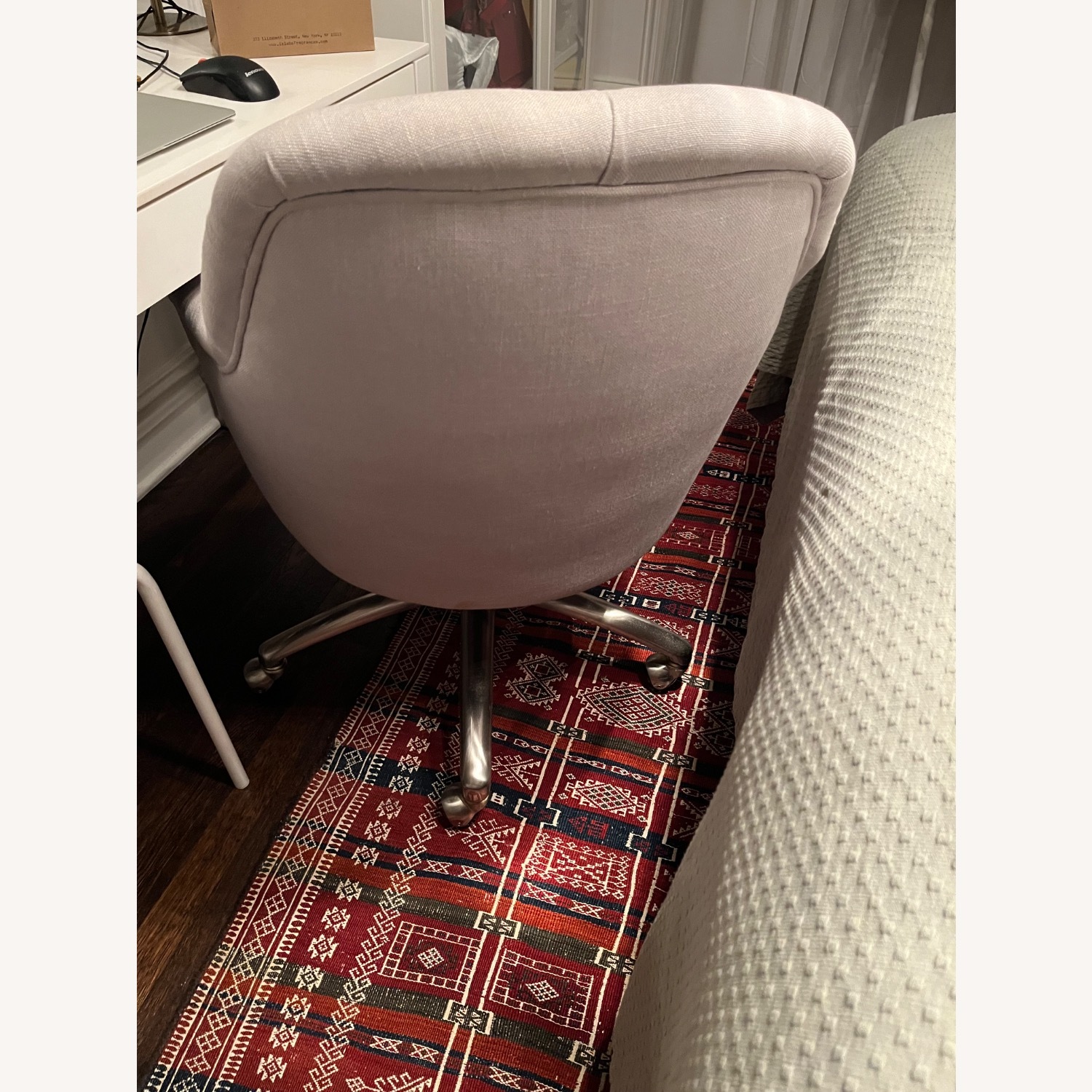 Pottery Barn Teen Tufted Swivel Desk Chair - image-4