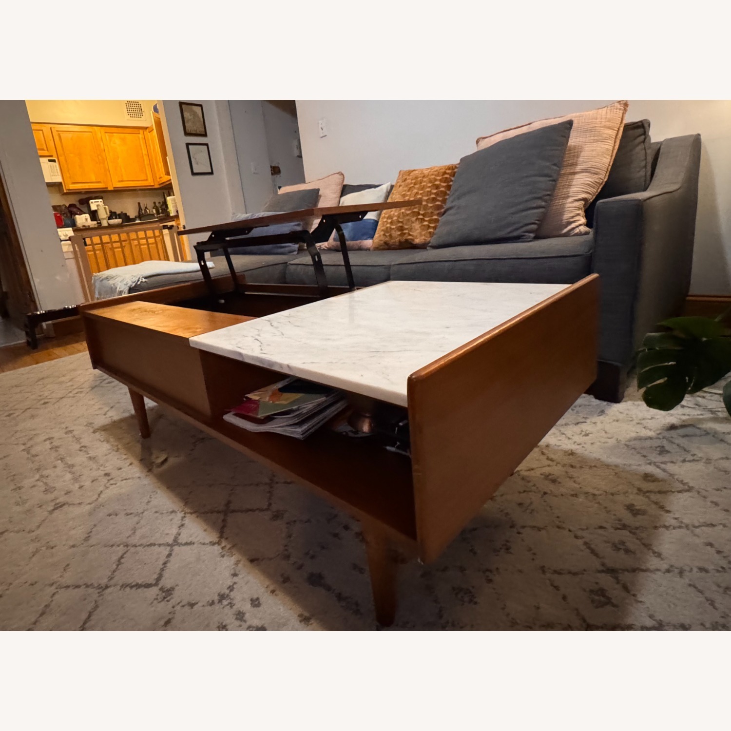 West Elm Mid-Century Pop-Up Coffee Table - image-2
