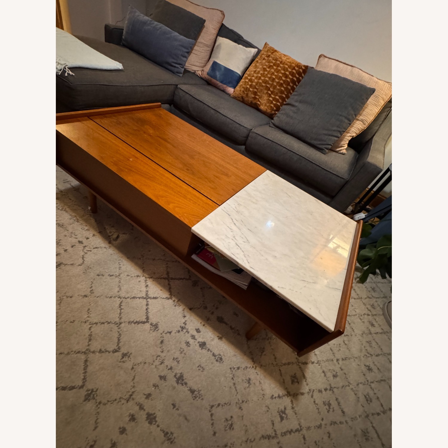 West Elm Mid-Century Pop-Up Coffee Table - image-1