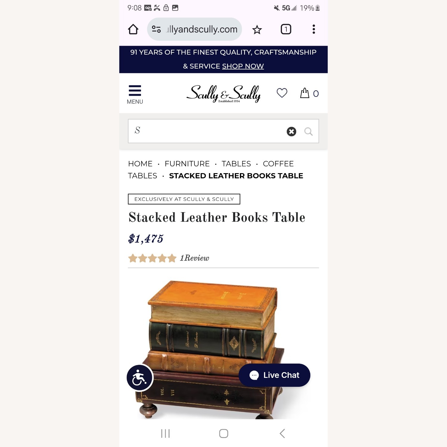 Stacked Books Table - image-3