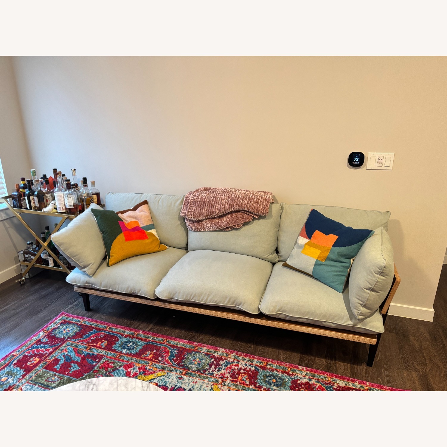 Floyd Sea Foam Green Boutique Couch - image-1