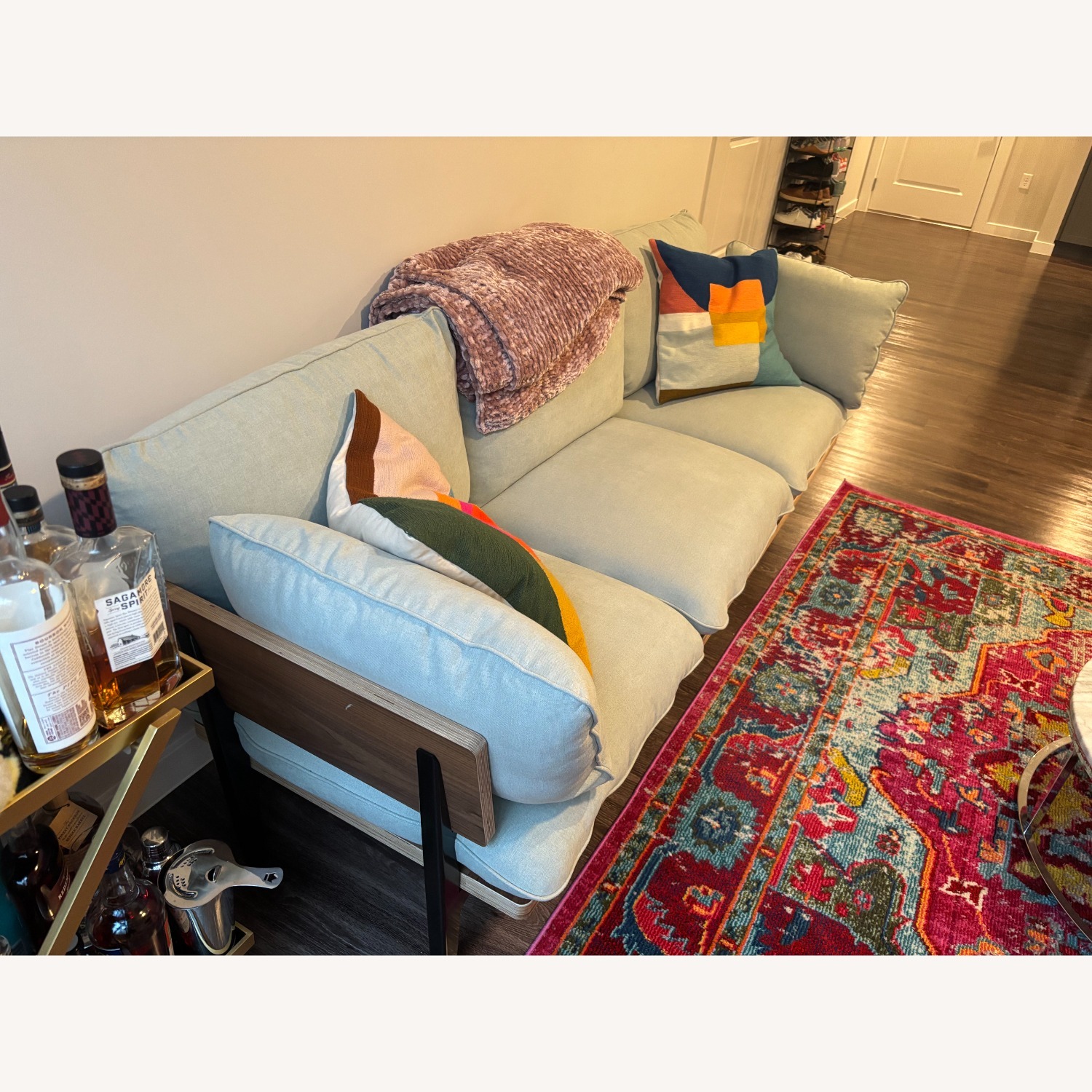 Floyd Sea Foam Green Boutique Couch - image-3