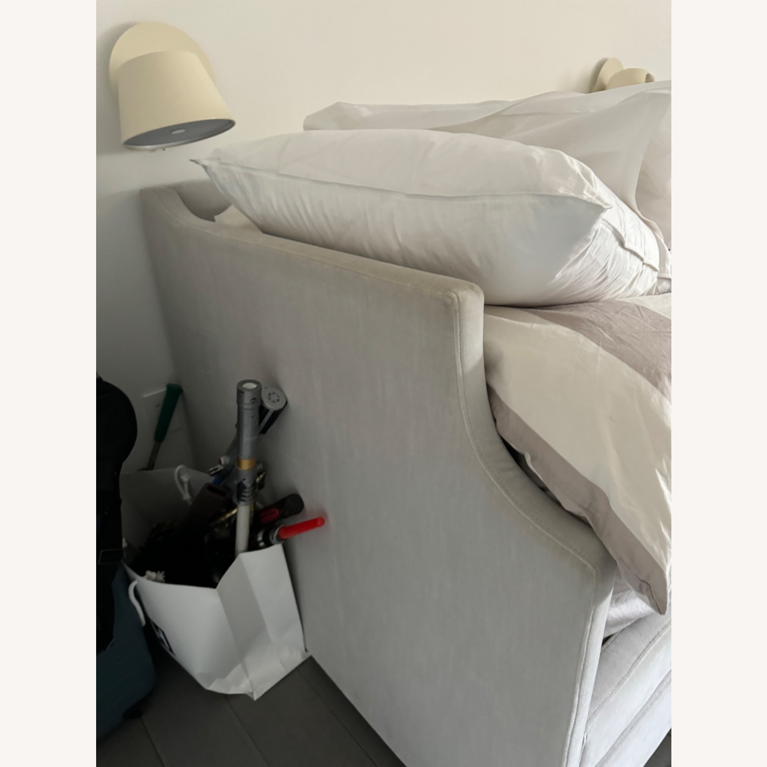 Restoration Hardware Annika Upholstered Daybed with Trundle - image-5