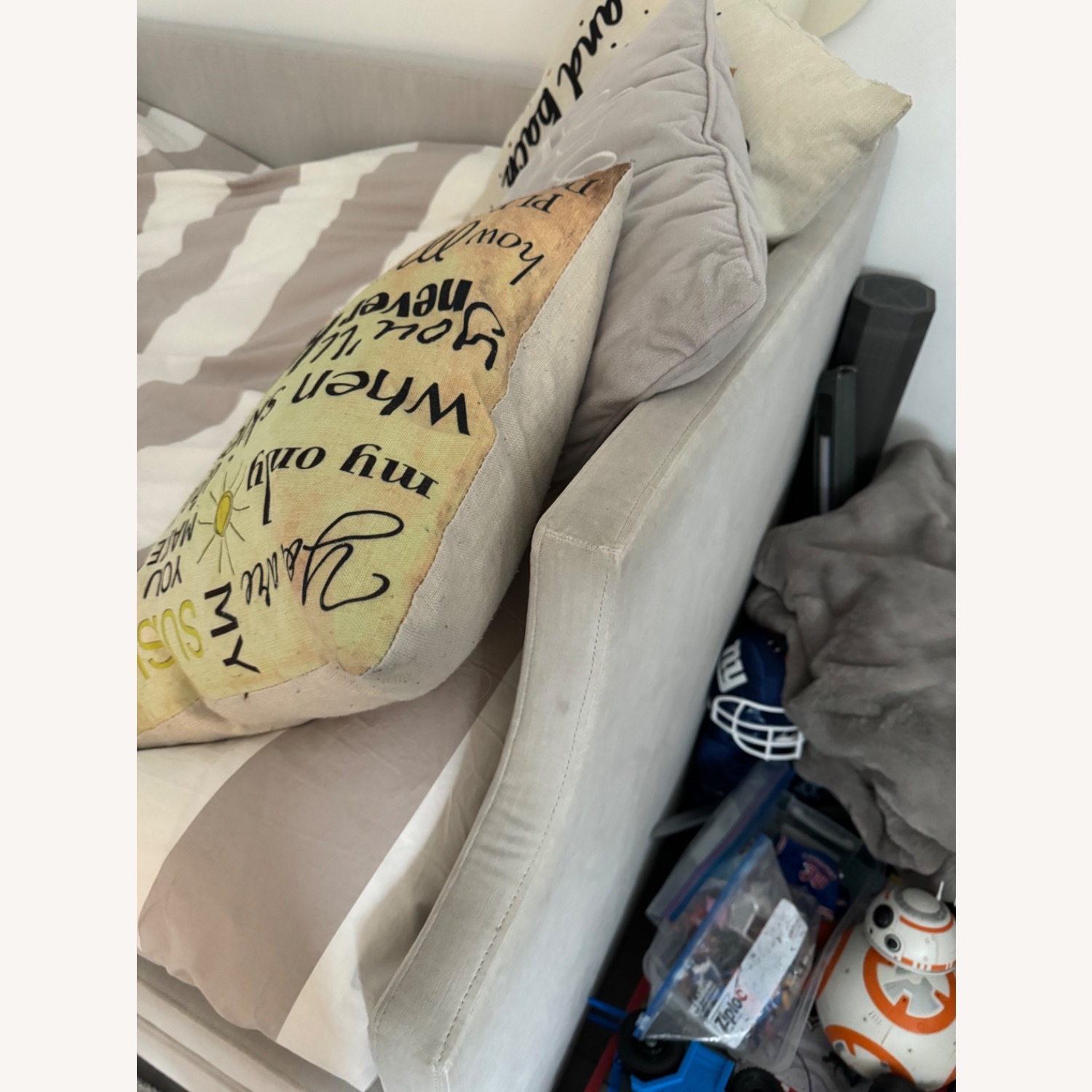 Restoration Hardware Annika Upholstered Daybed with Trundle - image-4