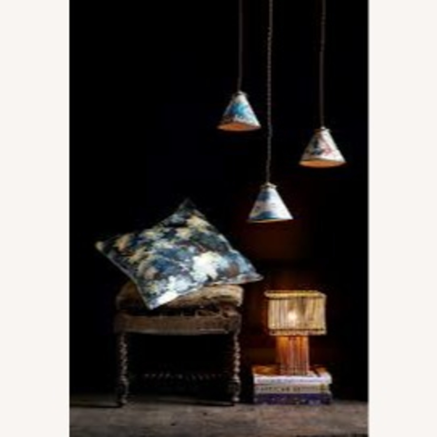 Pendant Light with Designer Paper Shade - image-7