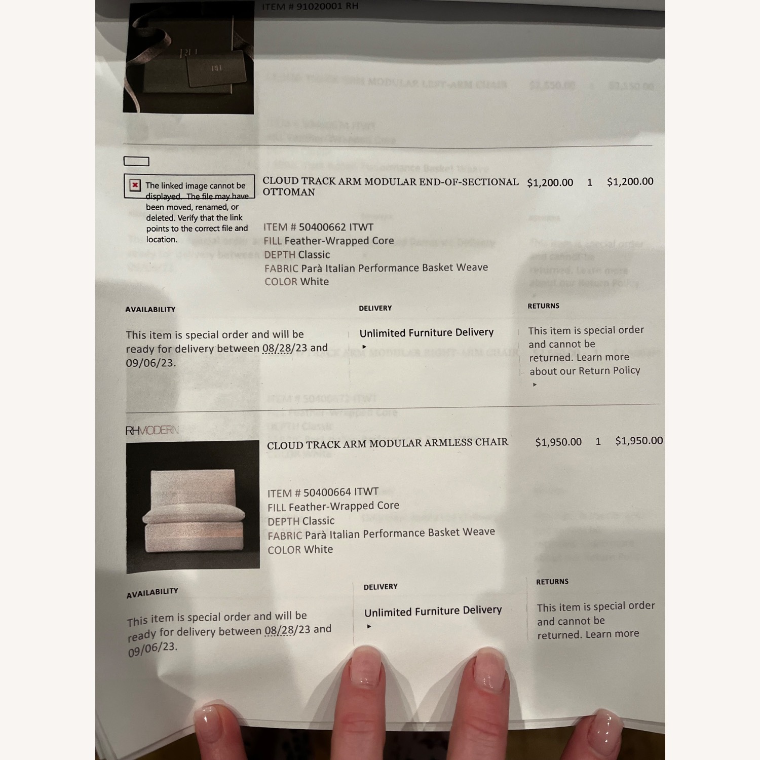 Restoration Hardware Cloud Couch  - image-14