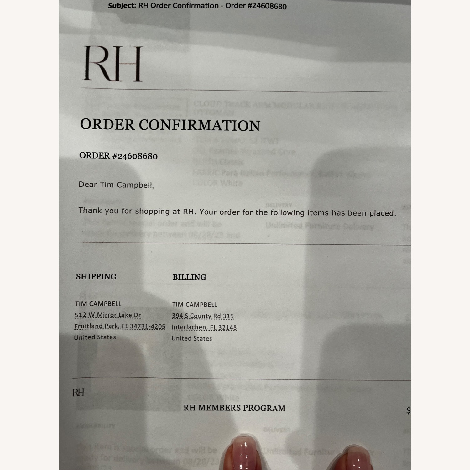 Restoration Hardware Cloud Couch  - image-13