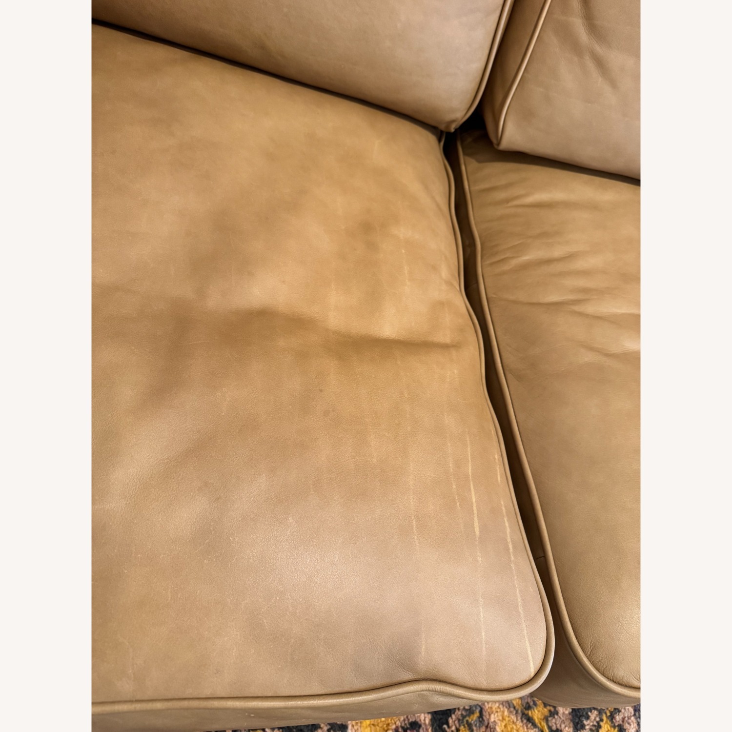 Article Timber 90" Leather Sofa Charme Tan - image-3
