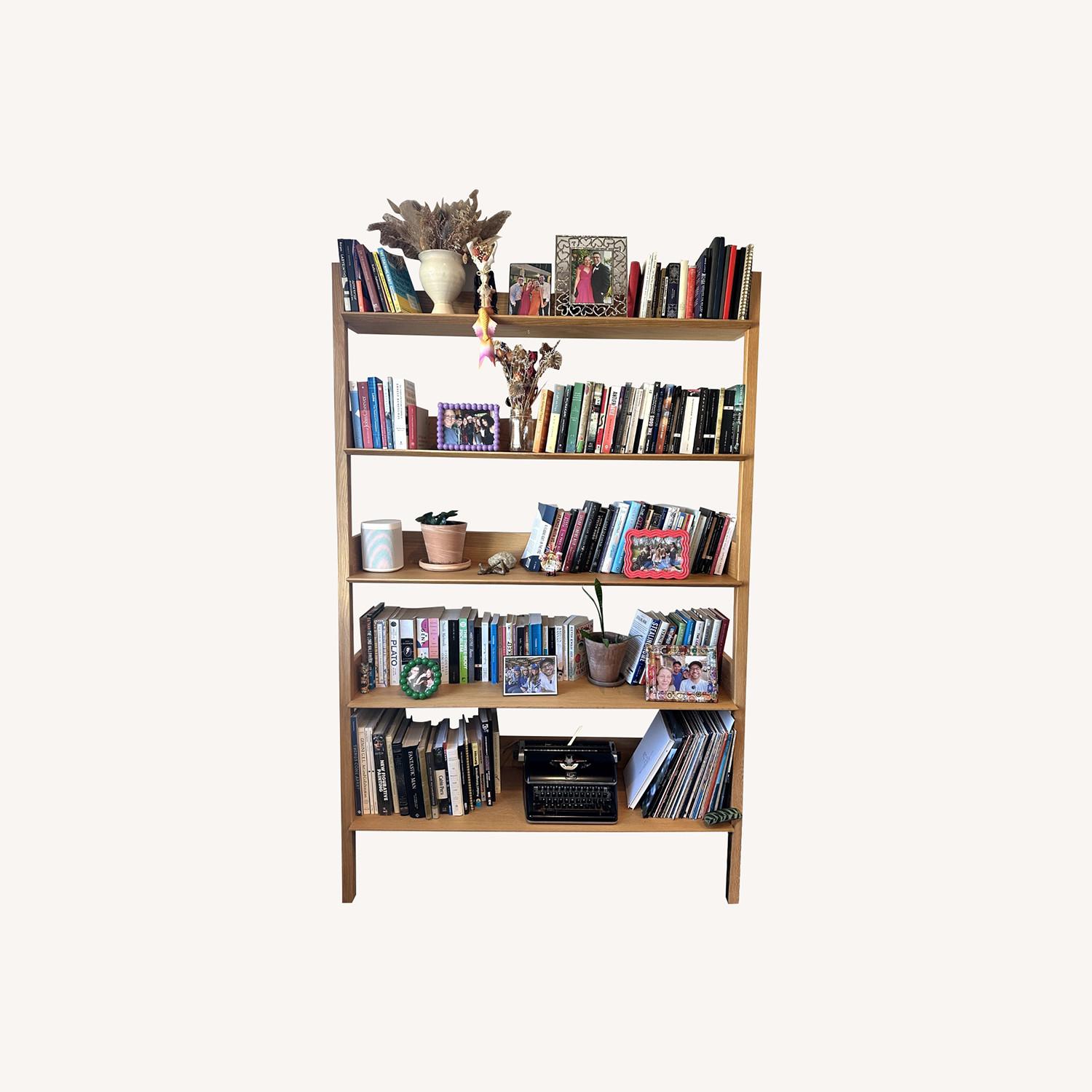 Article Fantol 51.5" Wide Bookcase Natural Oak - image-0
