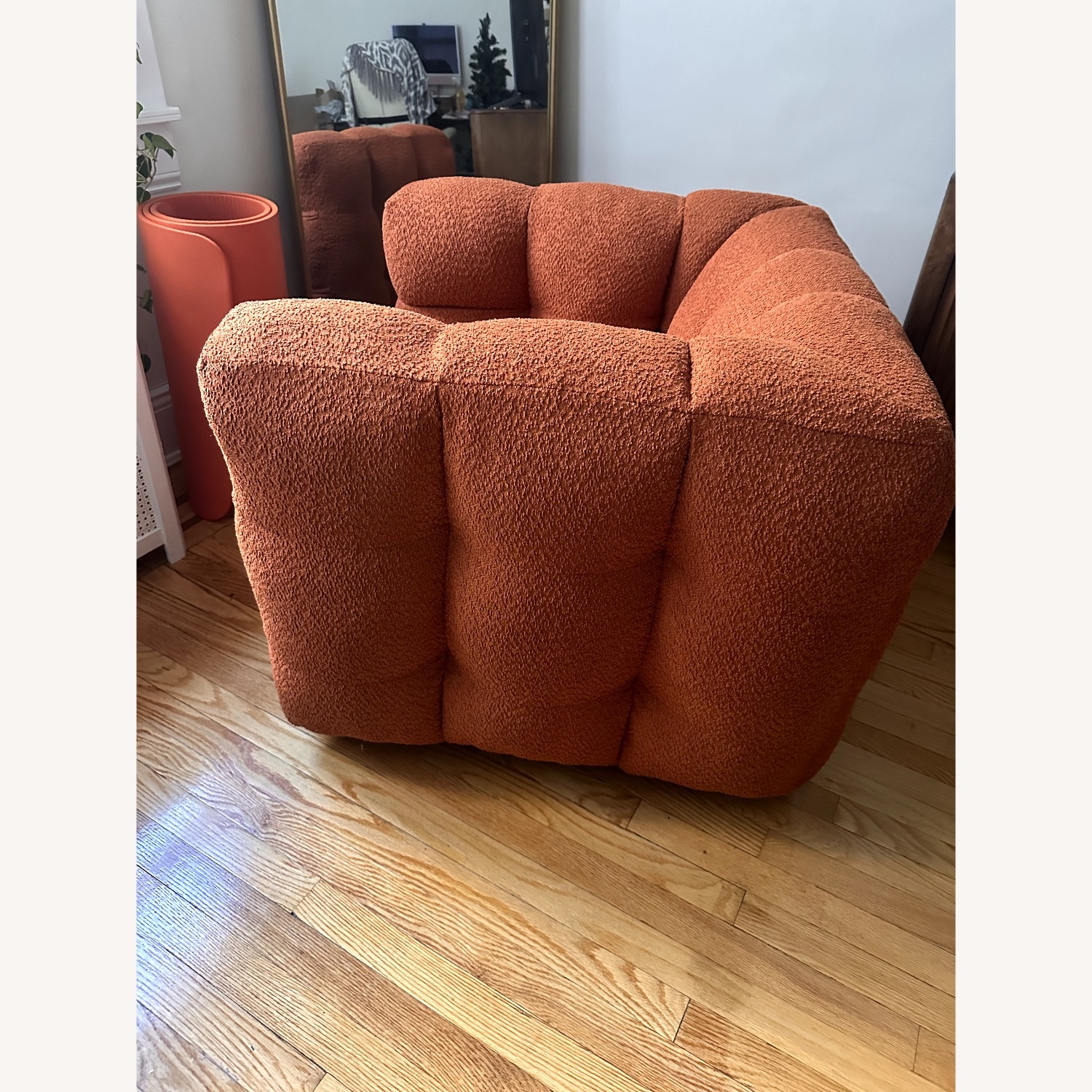 Wade Logan Armir Wide Tufted Swivel Barrel Armchair - image-2