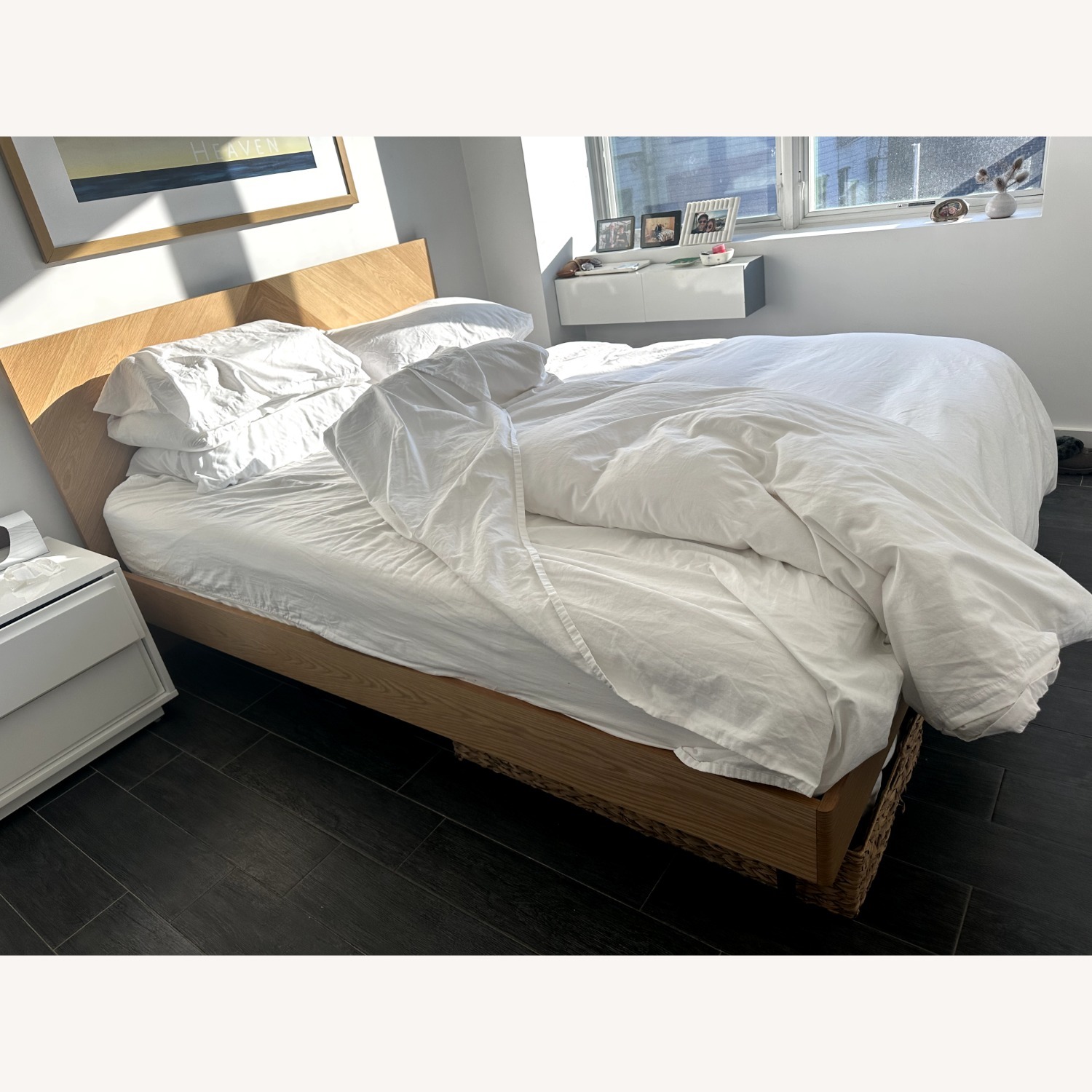 Article Nera Queen Low Profile Bed  Oak - image-4