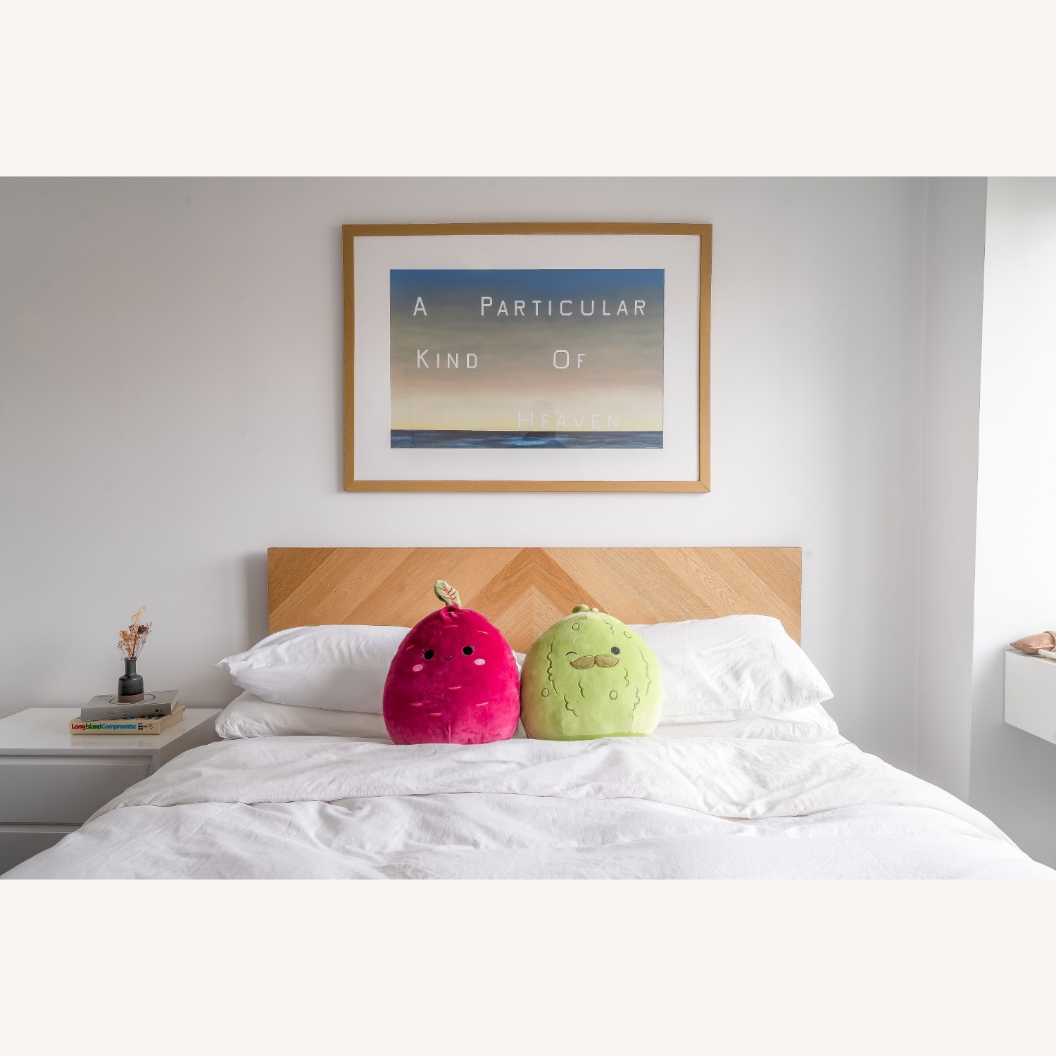 Article Nera Queen Low Profile Bed  Oak - image-2