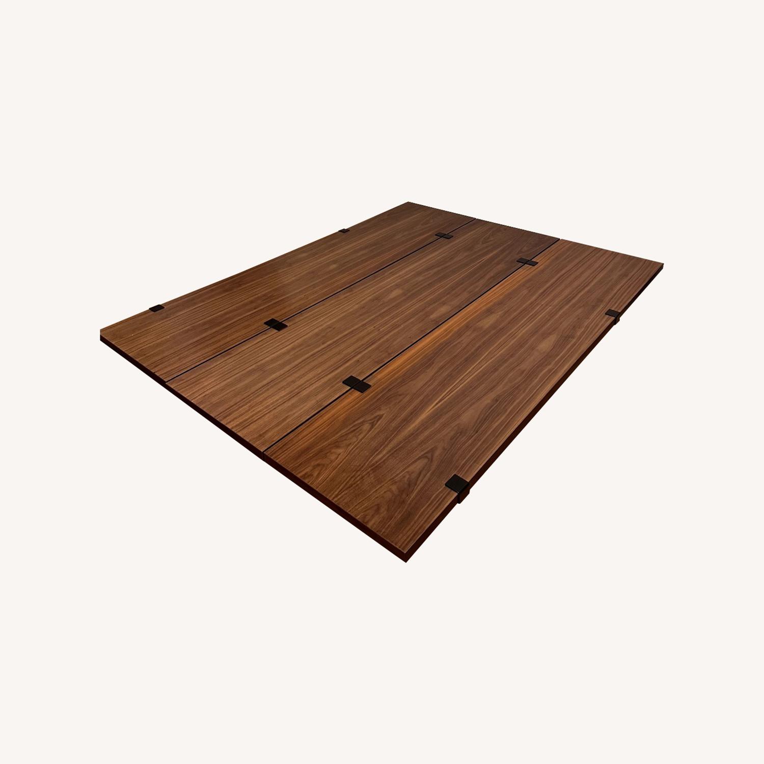 Floyd Queen Size Platform Bed Wlanut Frame - image-0