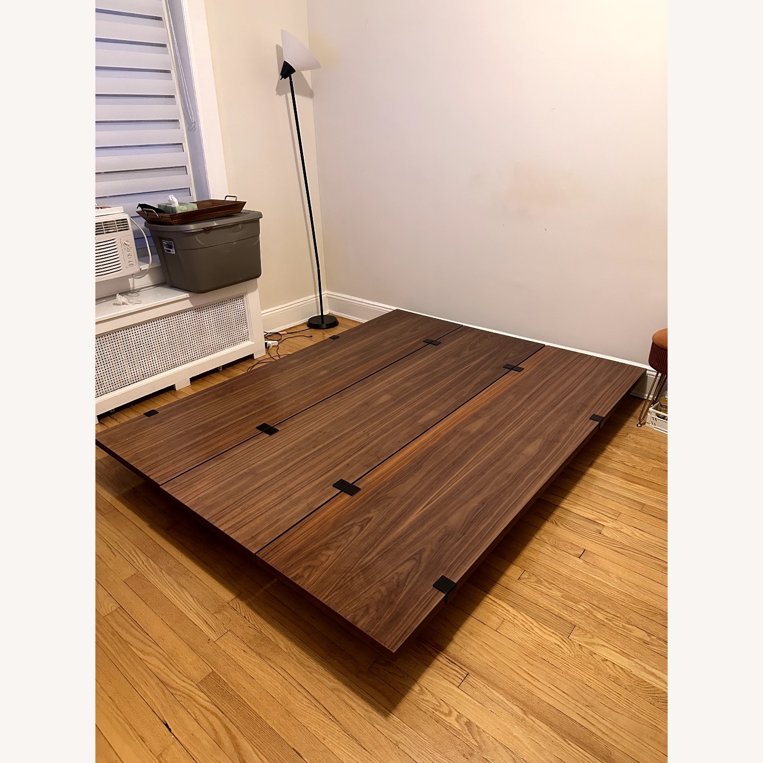 Floyd Queen Size Platform Bed Wlanut Frame - image-1