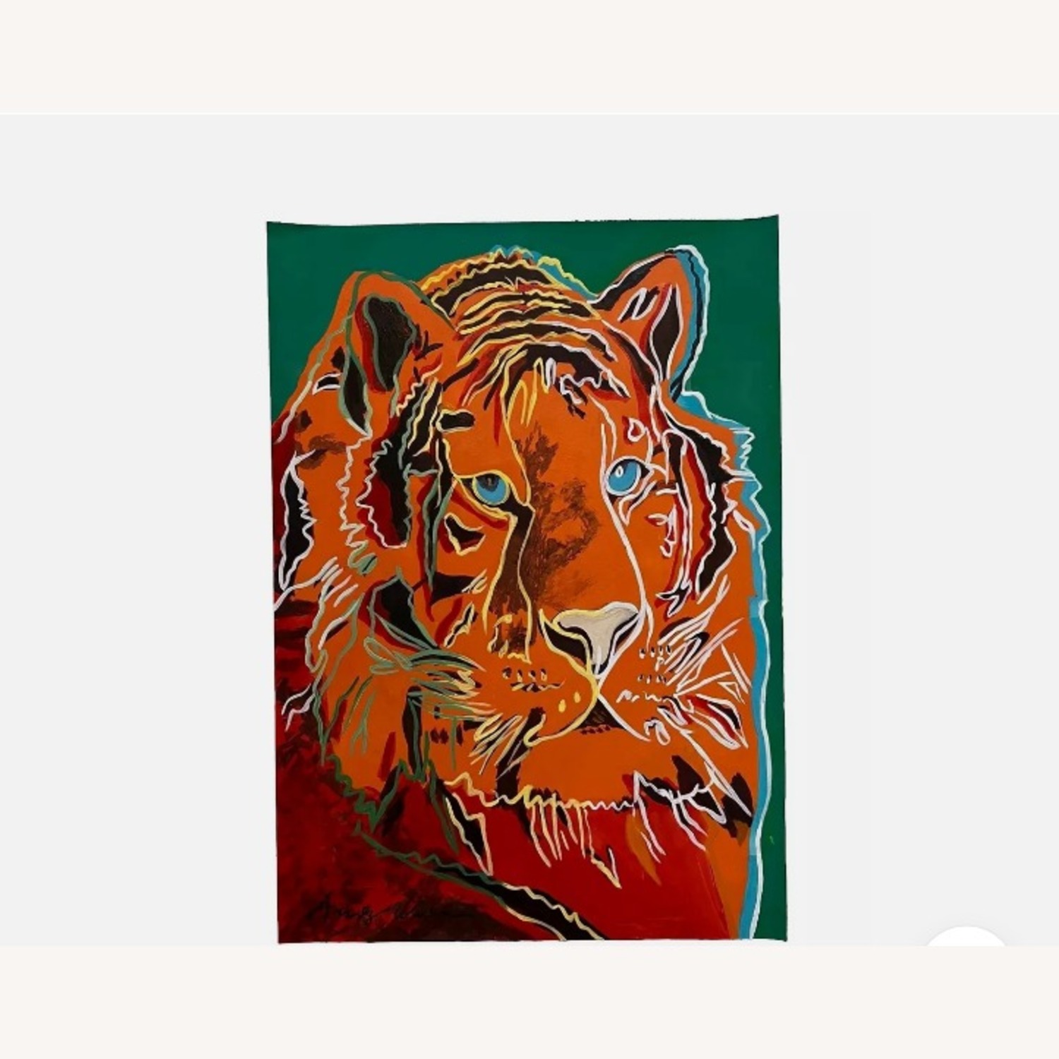 Andy Warhol Lion Oil Painting  - image-3