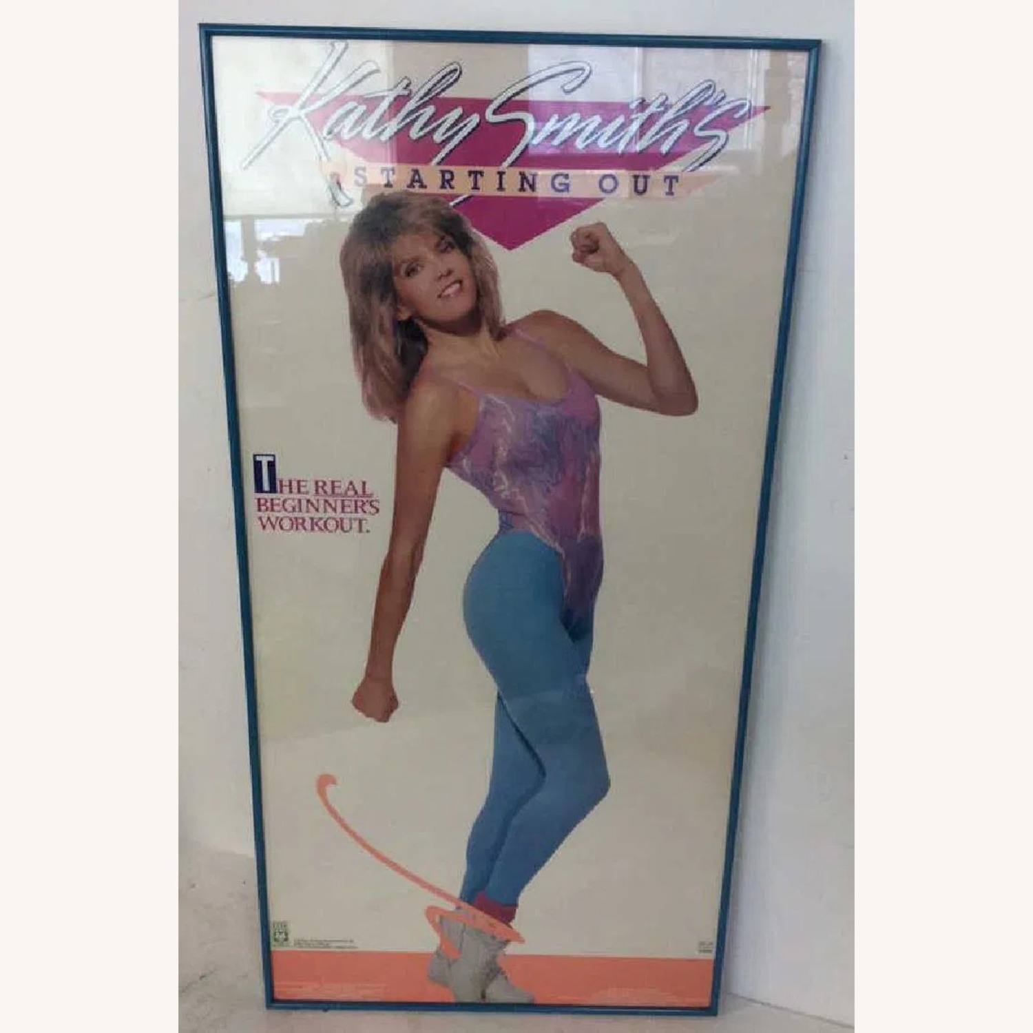 1980s Vintage Kathy Smith Promotional Poster Rare - image-3