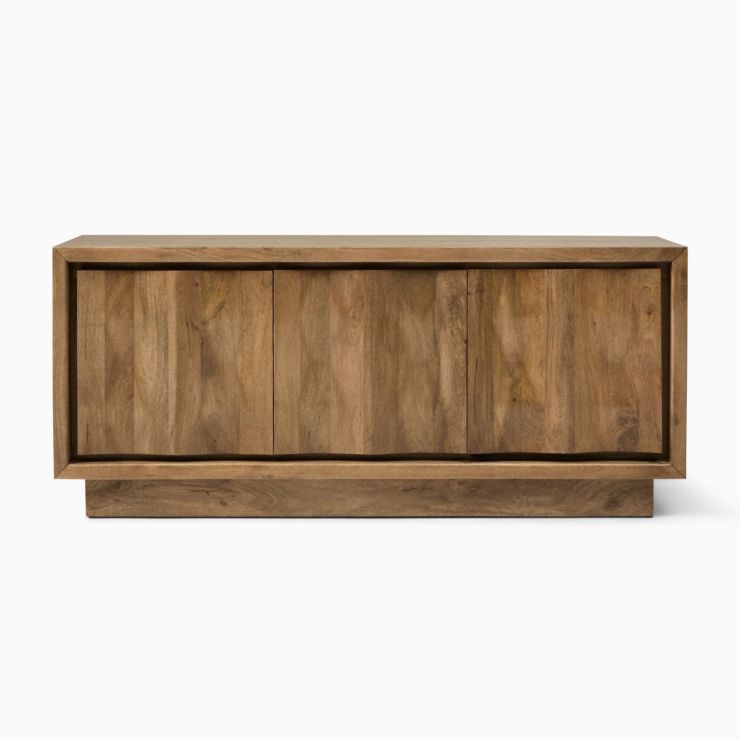 West Elm Carved Pattern Media Console (60") - image-1