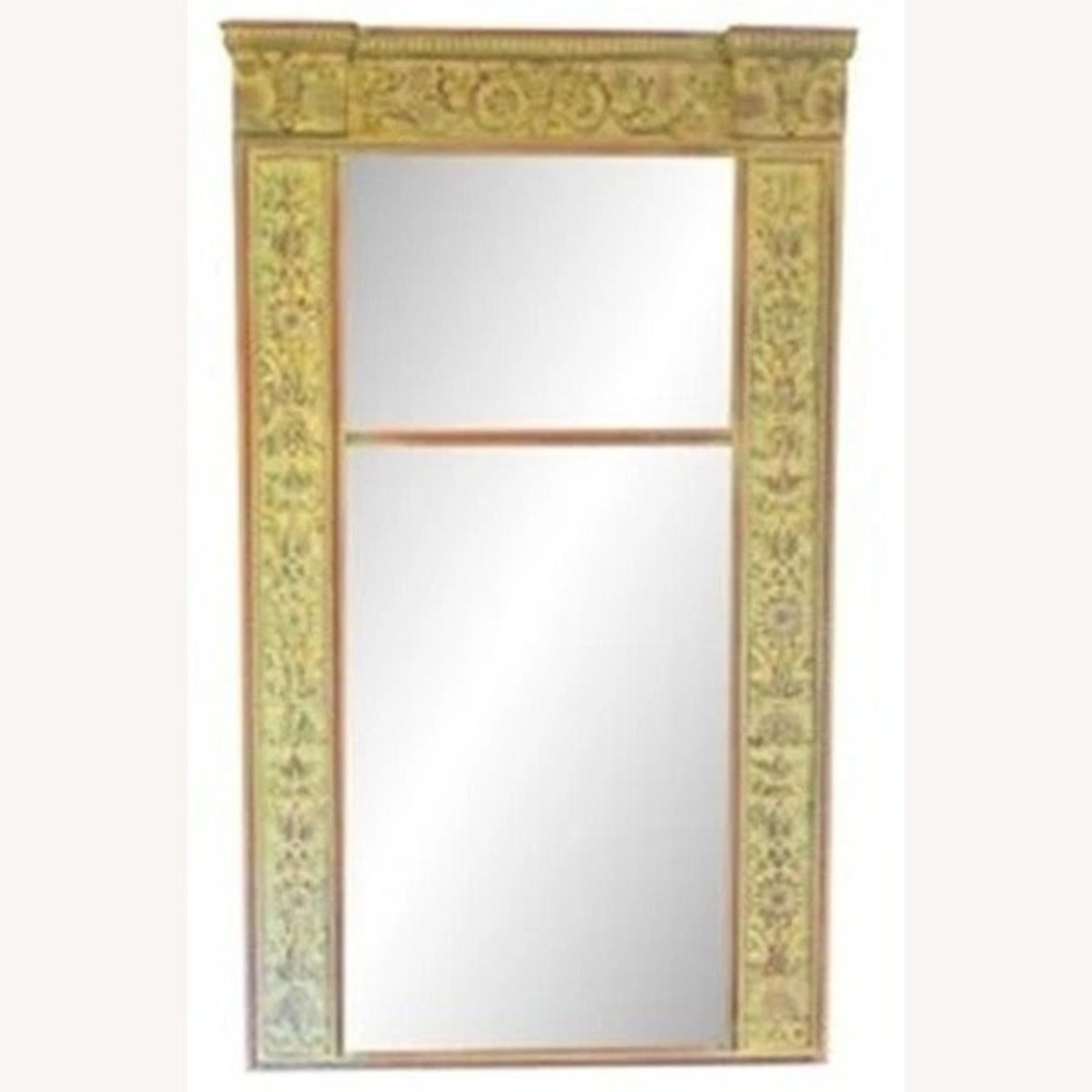 Antique French Trumeau Wall Mirror - image-0