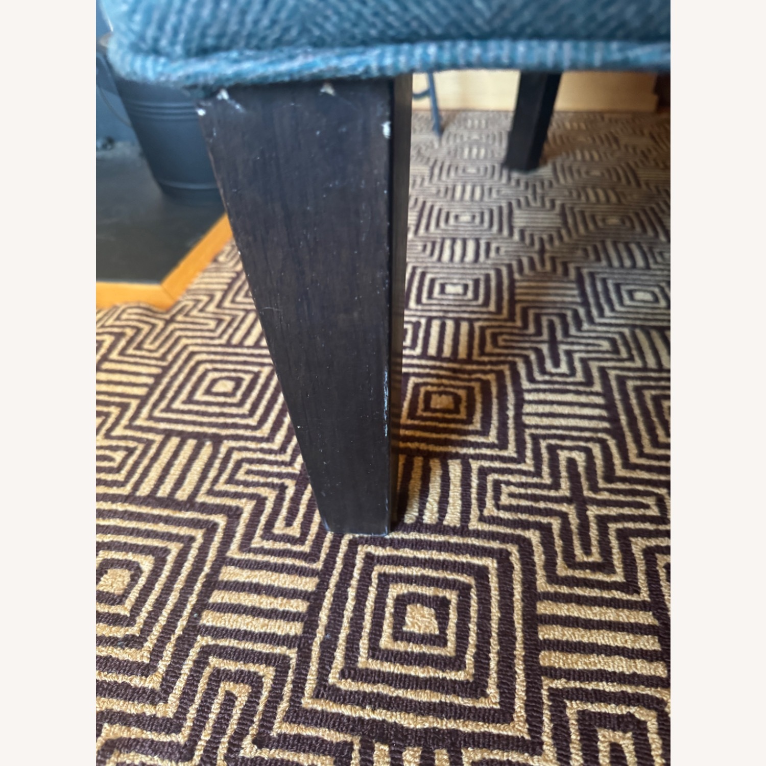 Holland and Sherry Fabric Wing Chair - image-2