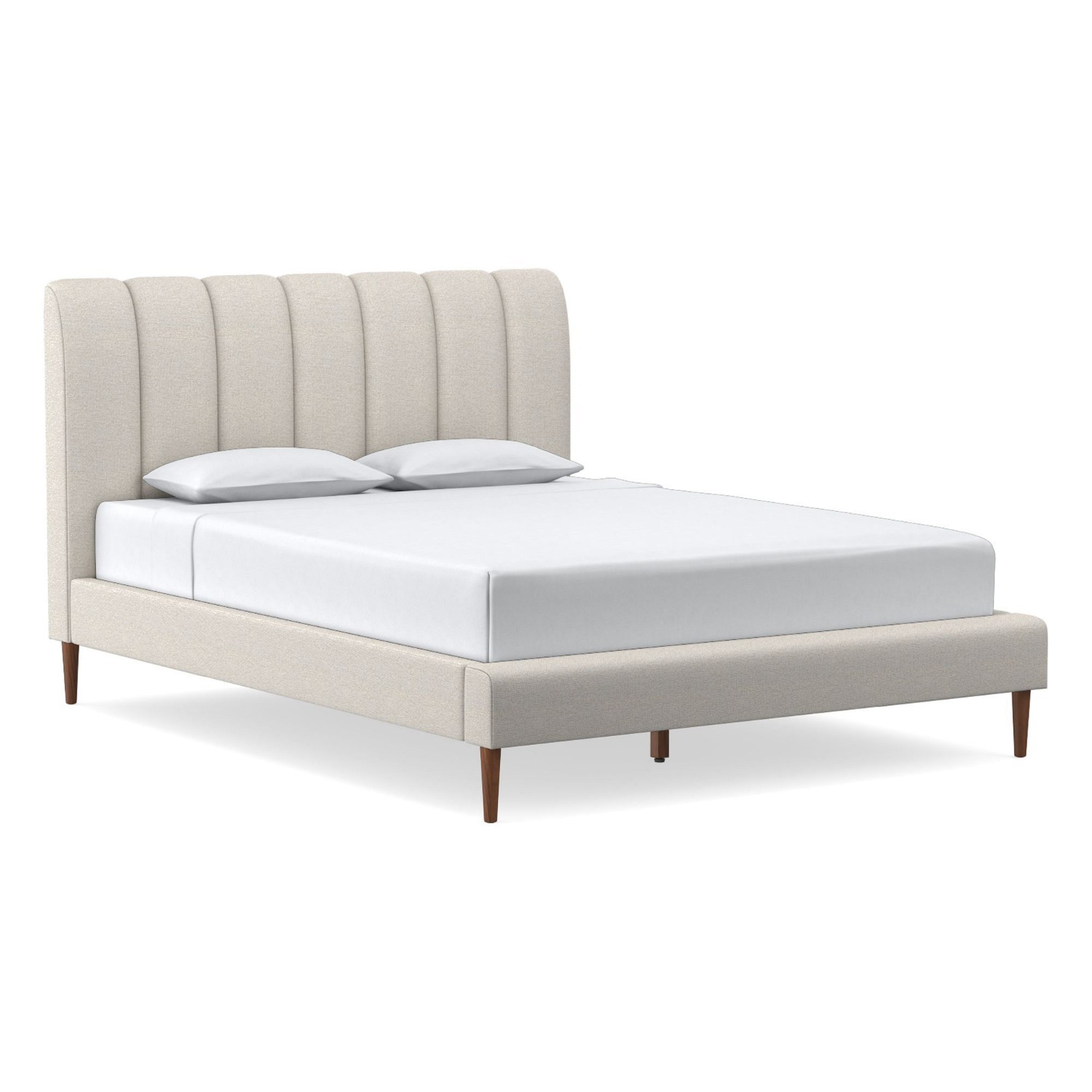 West Elm Andes Bed - Wood Legs - image-3