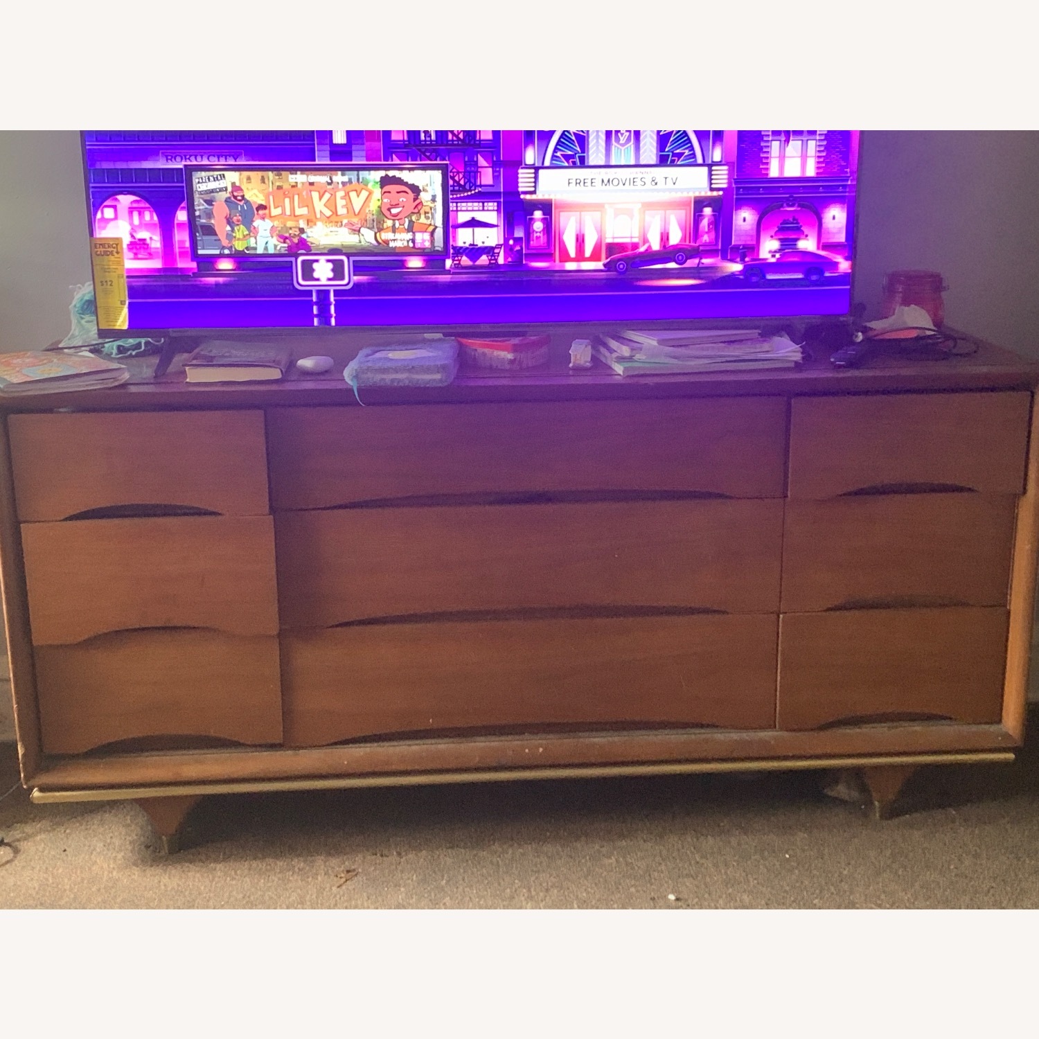 Brown Storage Dresser - image-1