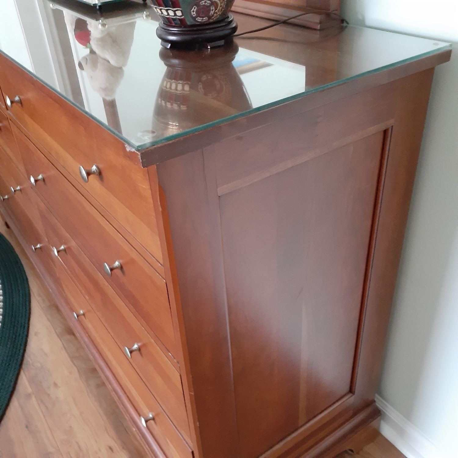 Dresser with Attached Mirror - image-2
