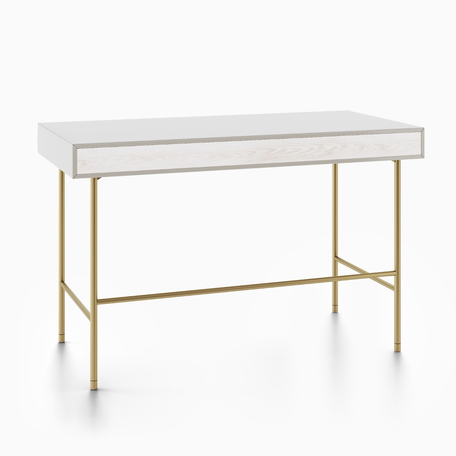West Elm Modernist Wood & Lacquer Desk (47") - image-6