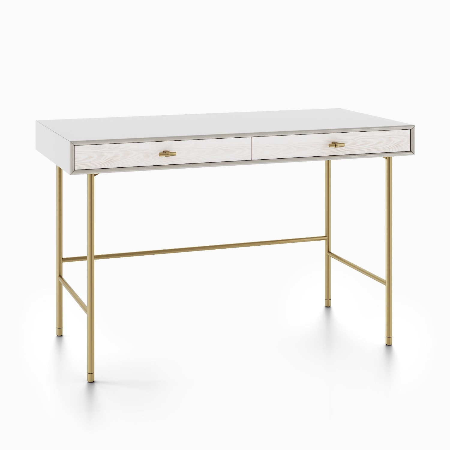 West Elm Modernist Wood & Lacquer Desk (47") - image-5