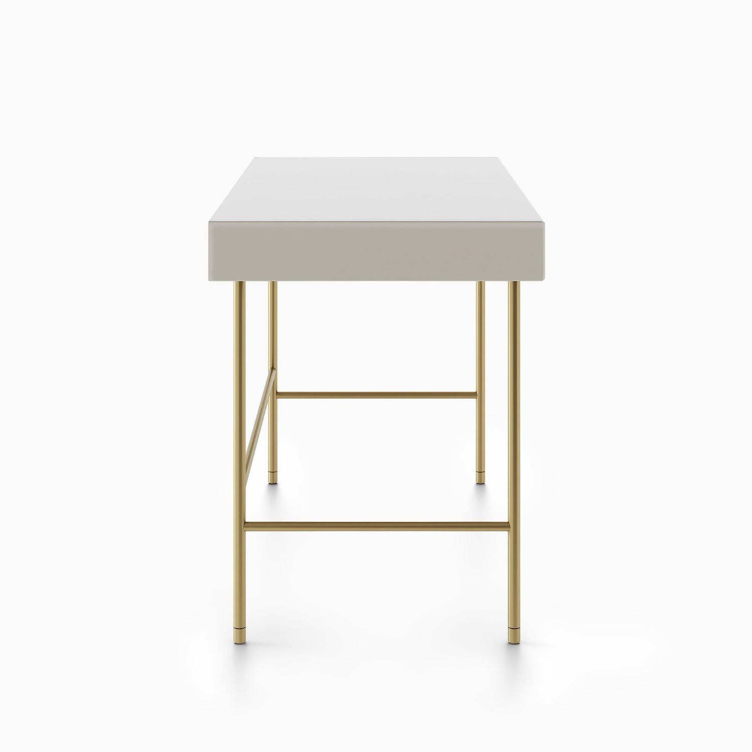 West Elm Modernist Wood & Lacquer Desk (47") - image-1