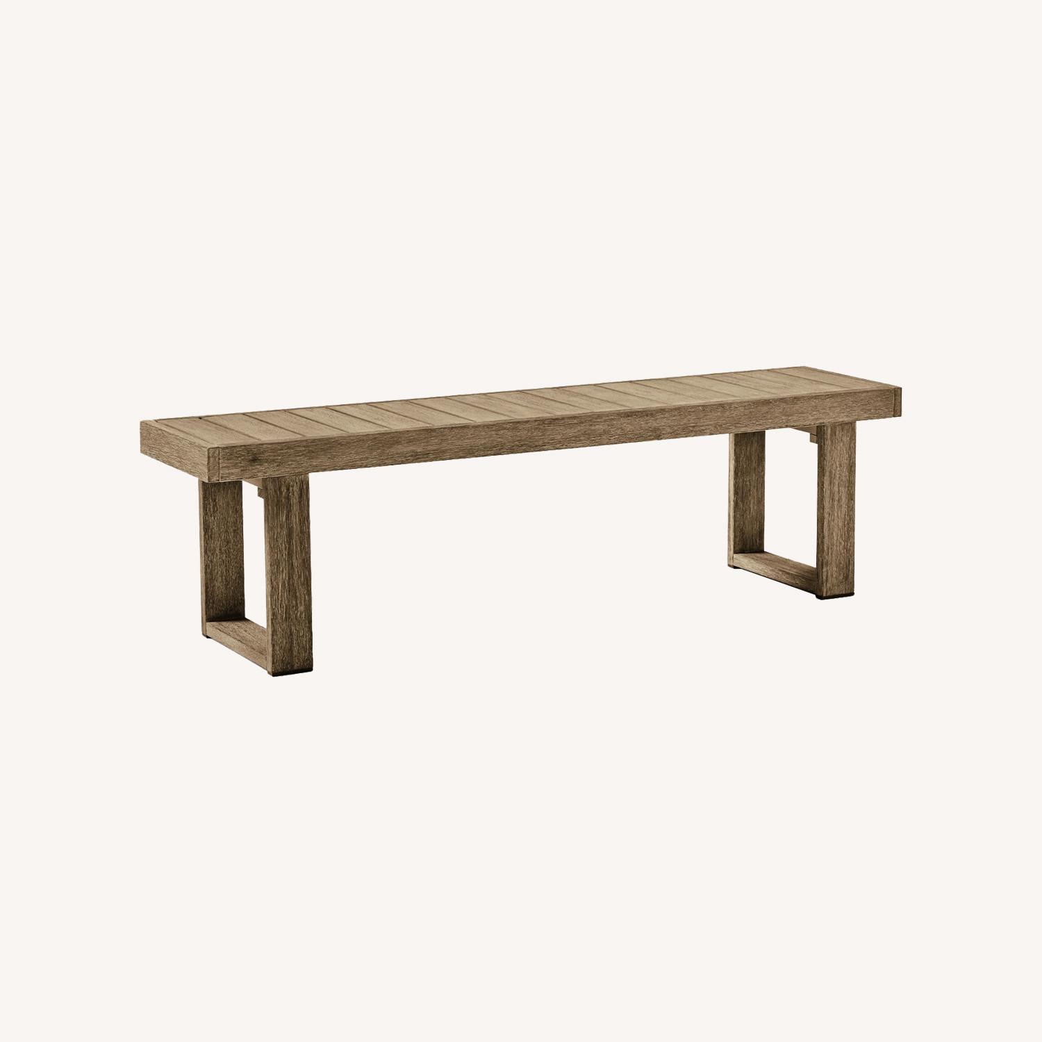 West Elm Portside Outdoor Dining Bench - image-0