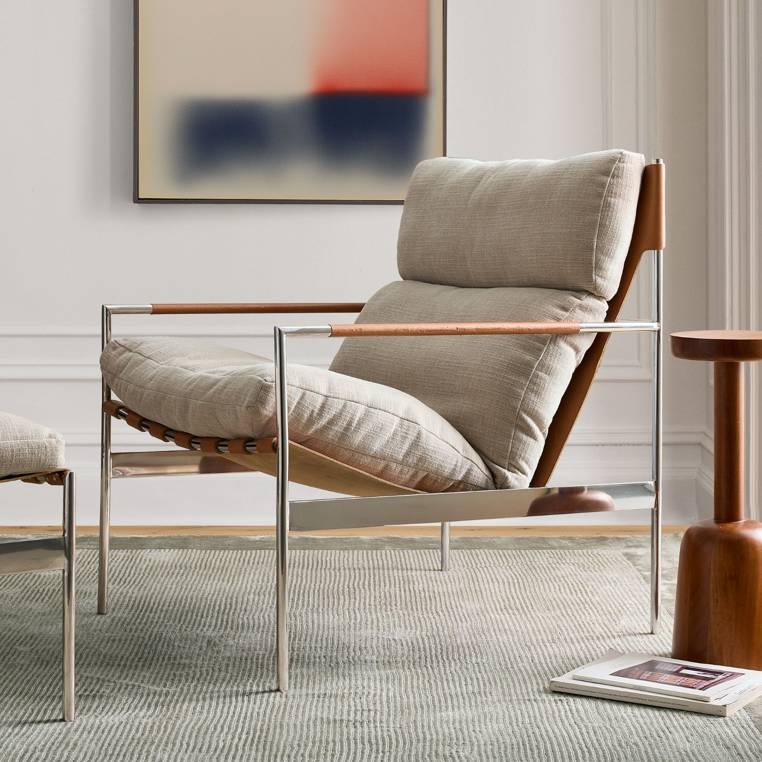 West Elm Stuart Sling Chair - image-4