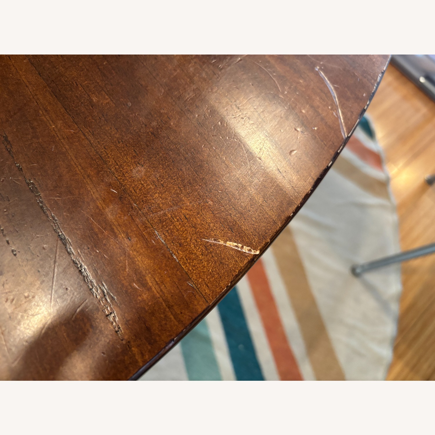 Pottery Barn Toscana Round Extending Dining Table - image-5