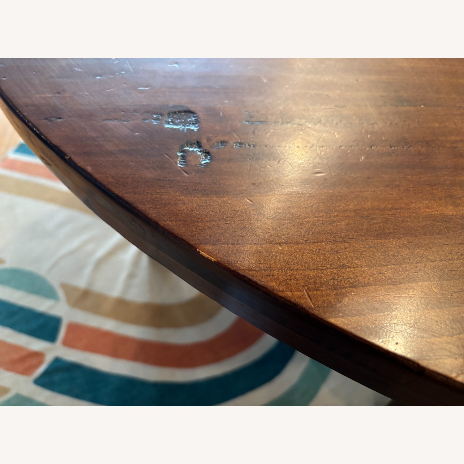 Pottery Barn Toscana Round Extending Dining Table - image-4