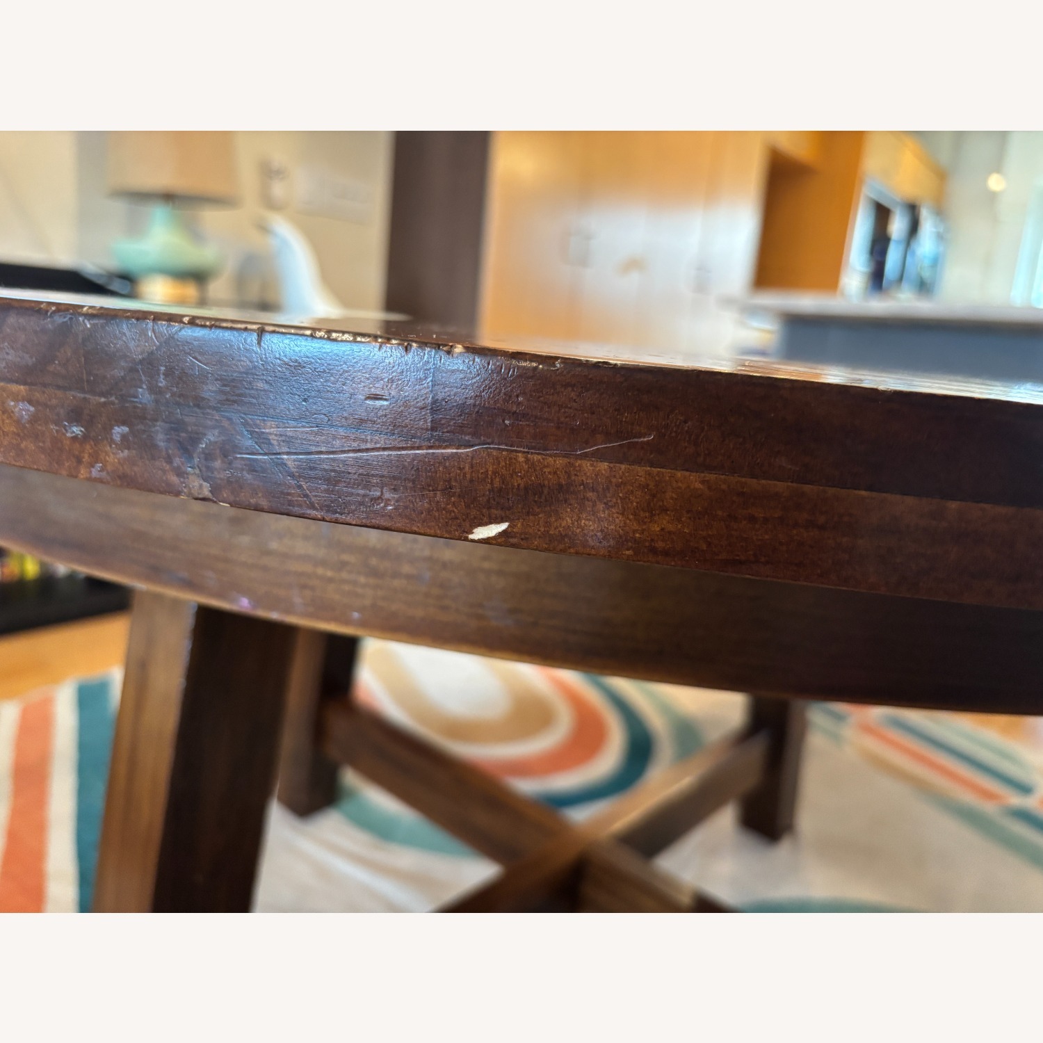 Pottery Barn Toscana Round Extending Dining Table - image-3