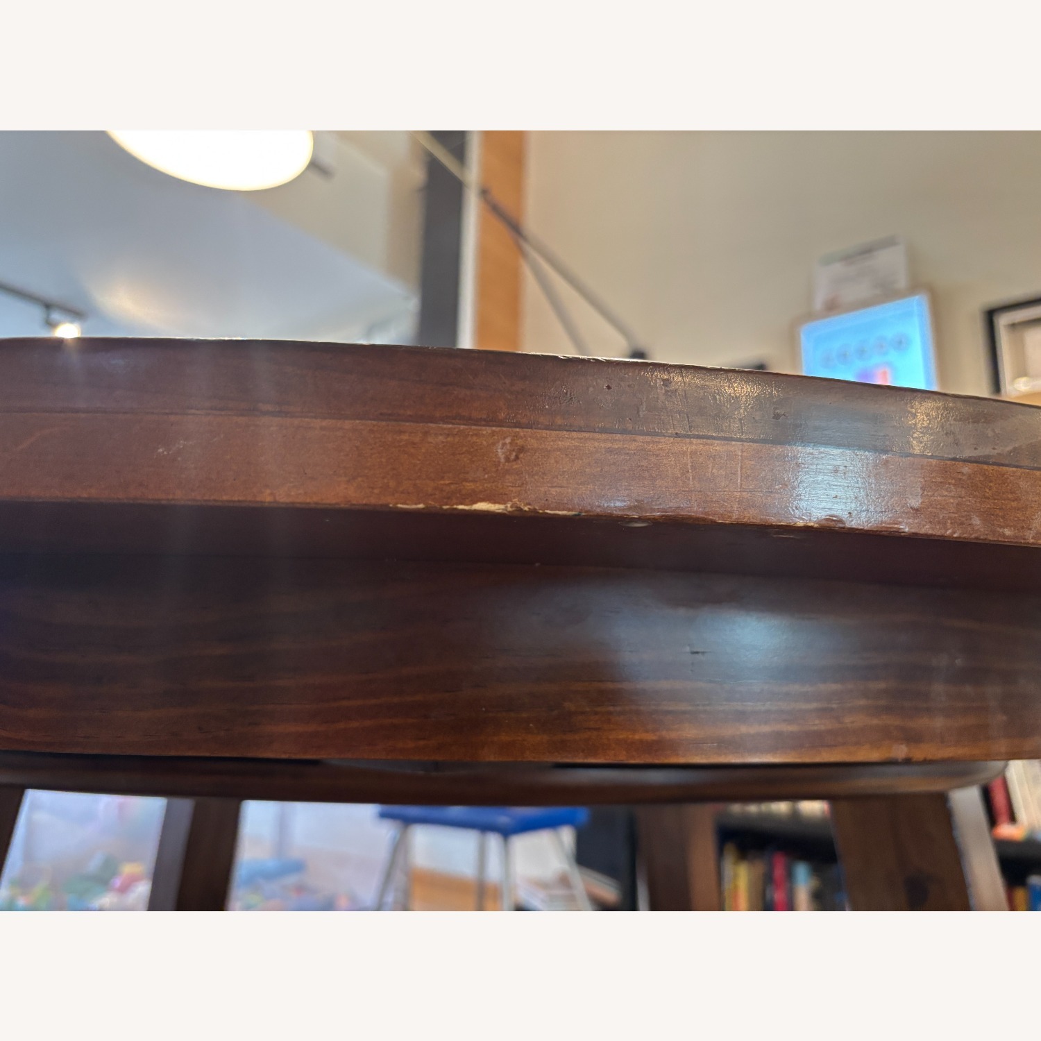 Pottery Barn Toscana Round Extending Dining Table - image-9