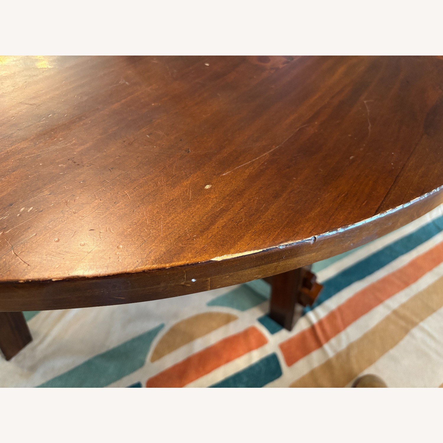 Pottery Barn Toscana Round Extending Dining Table - image-6