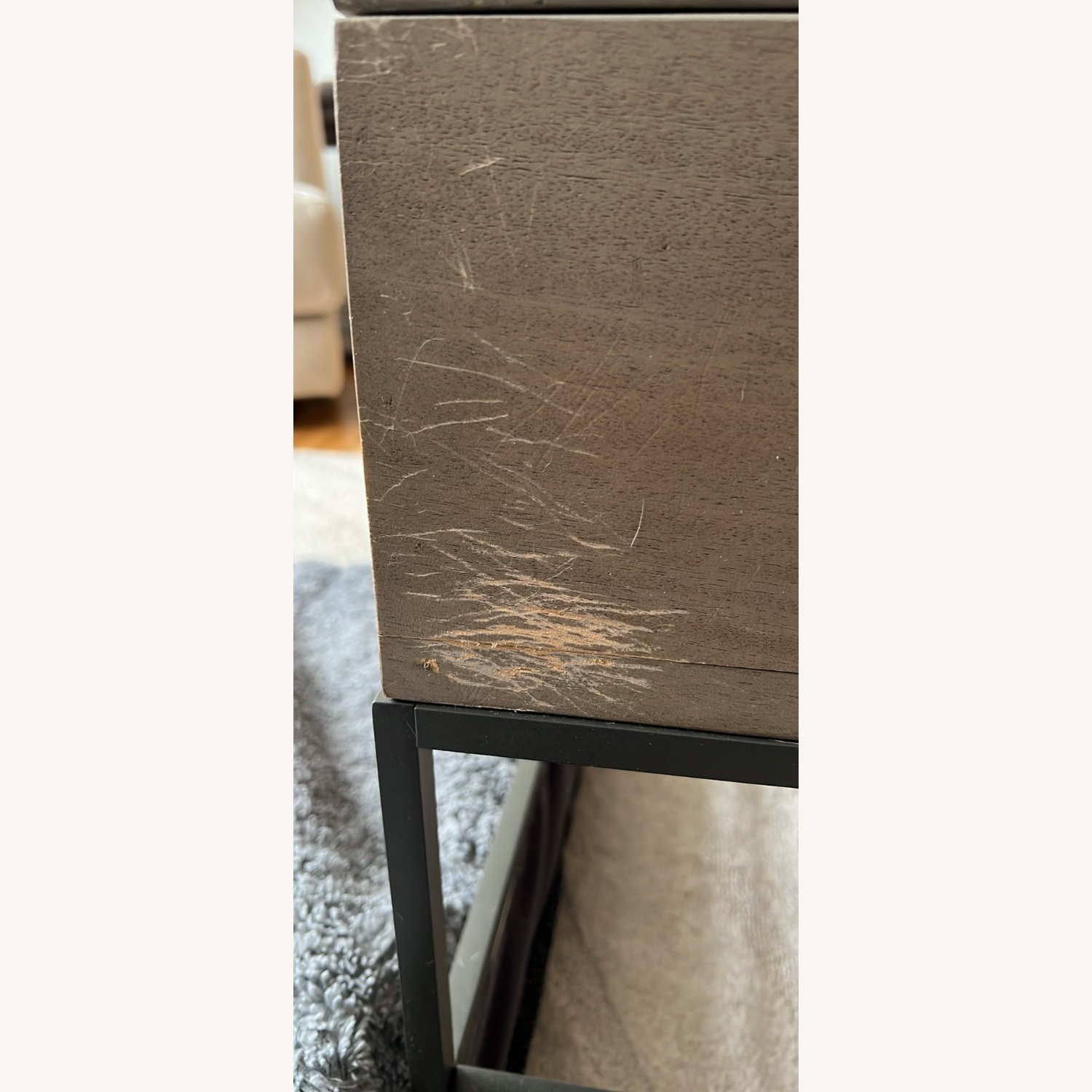 West Elm Industrial Storage Pop-Up Coffee Table - image-2