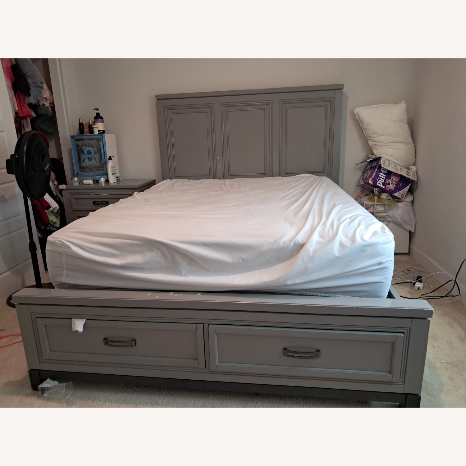 Ethan Allen Queen bed - image-1