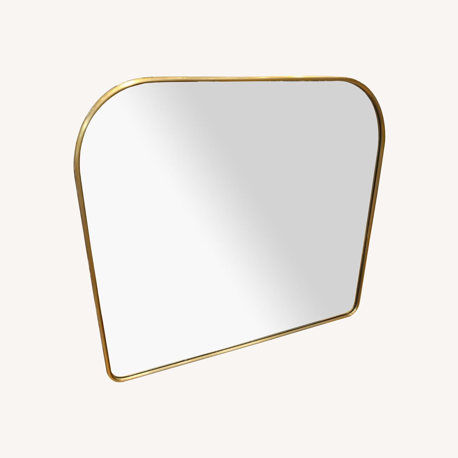 West Elm Streamline Wide Arched Wall Mirror - image-0